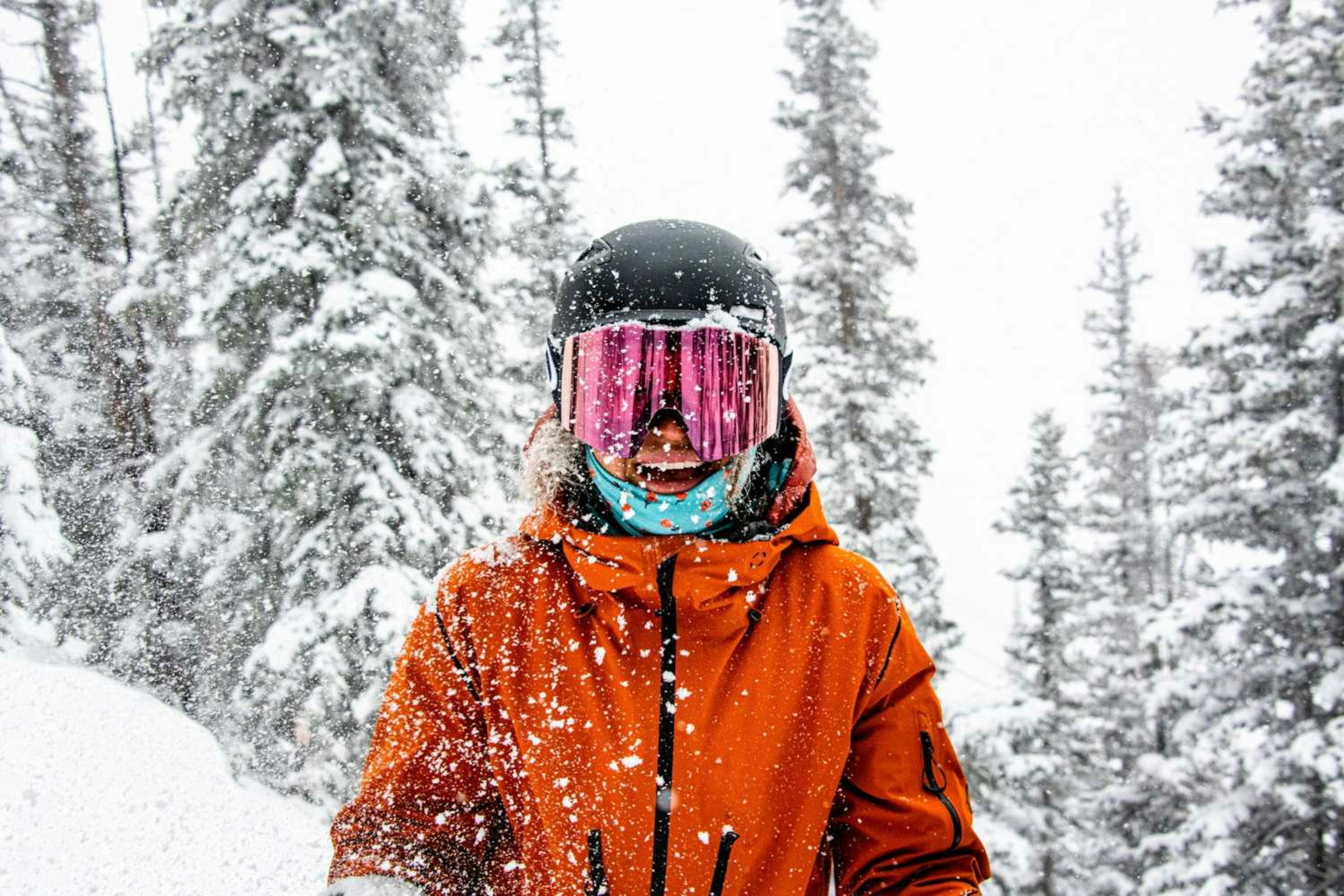 Glorious snowfall skiing in Crested Butte