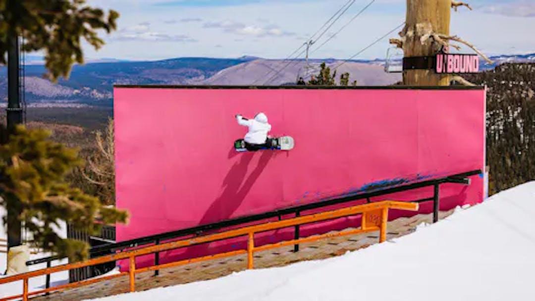 Rider in the Main Park at Mammoth Mountain