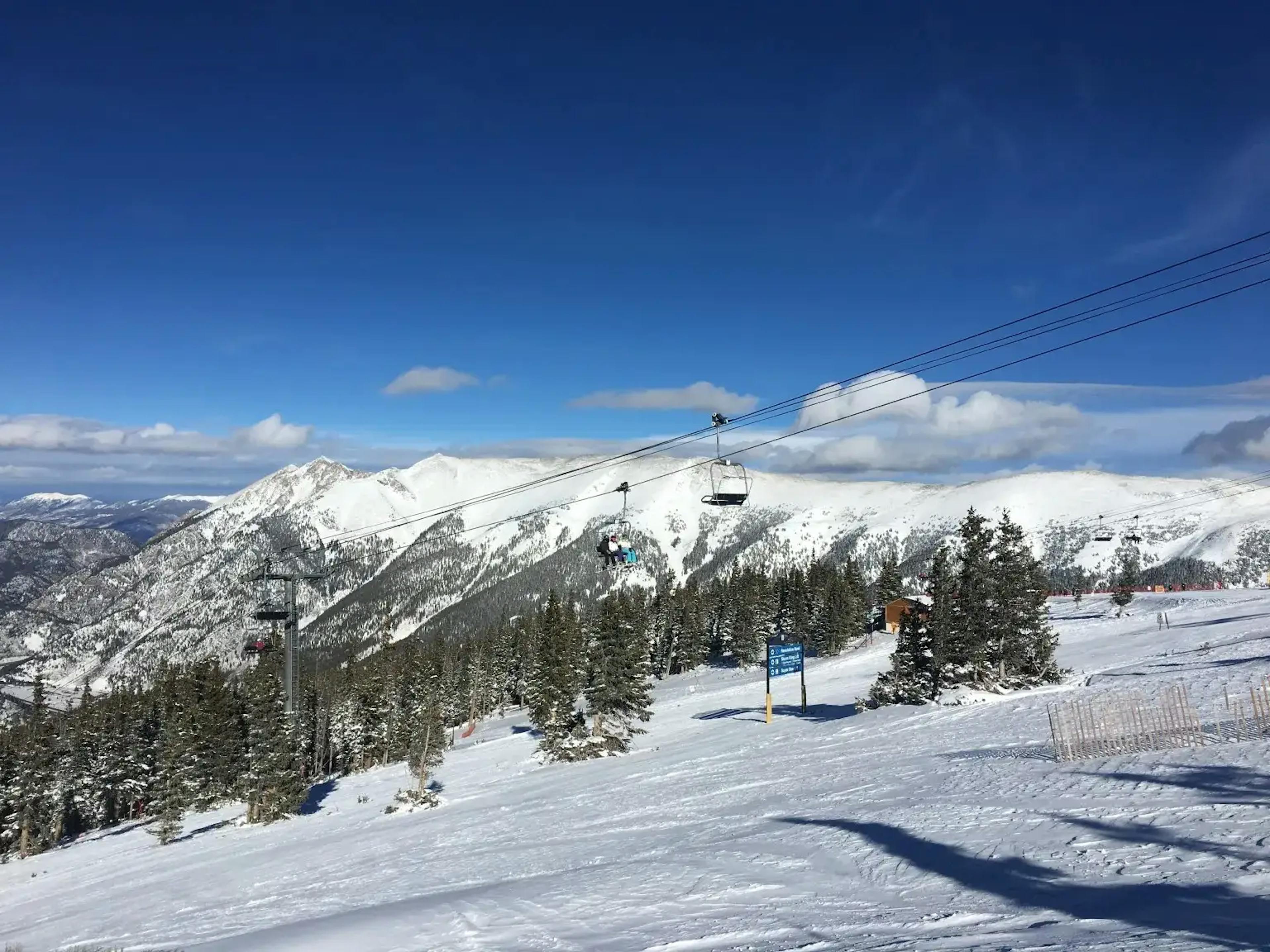 The Sky Chutes from the top of Copper Mountain