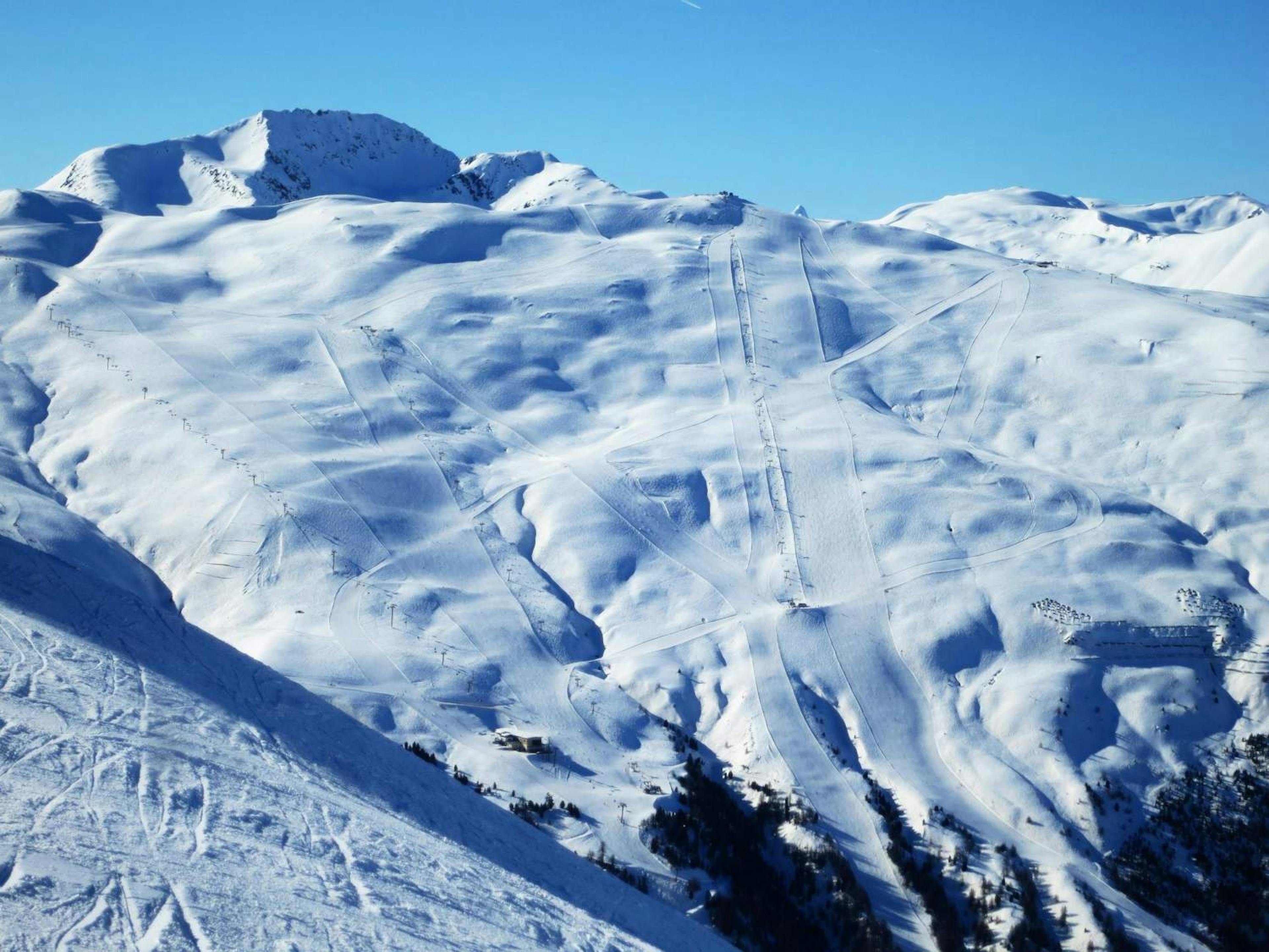 Pistes in Livigno.