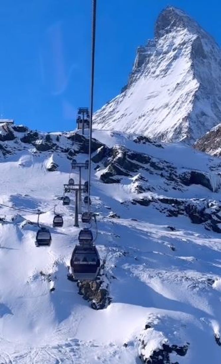 Gondola in Switzerland.