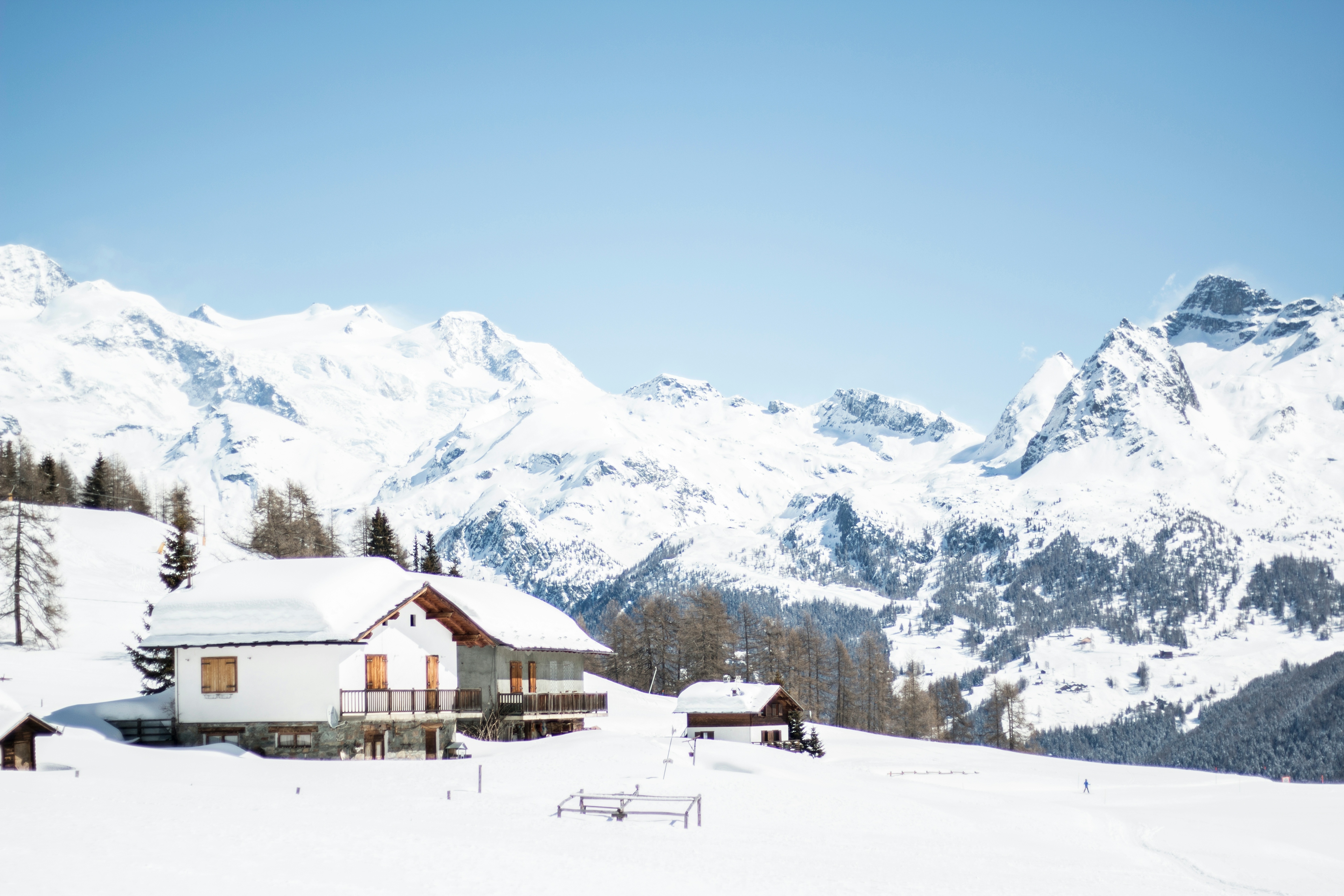 High noon in Champoluc, Italy.