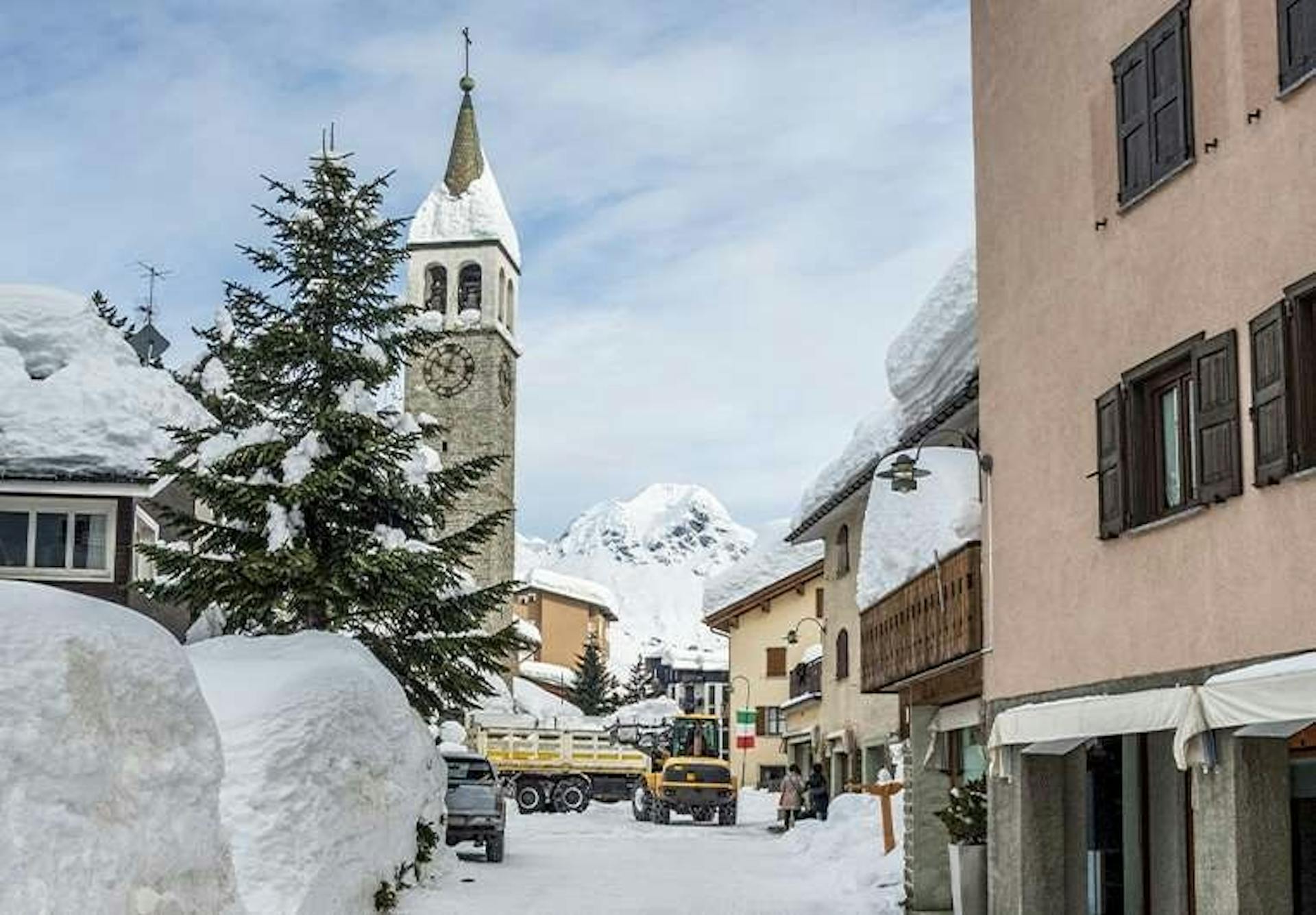 Clocktower at Madesimo.