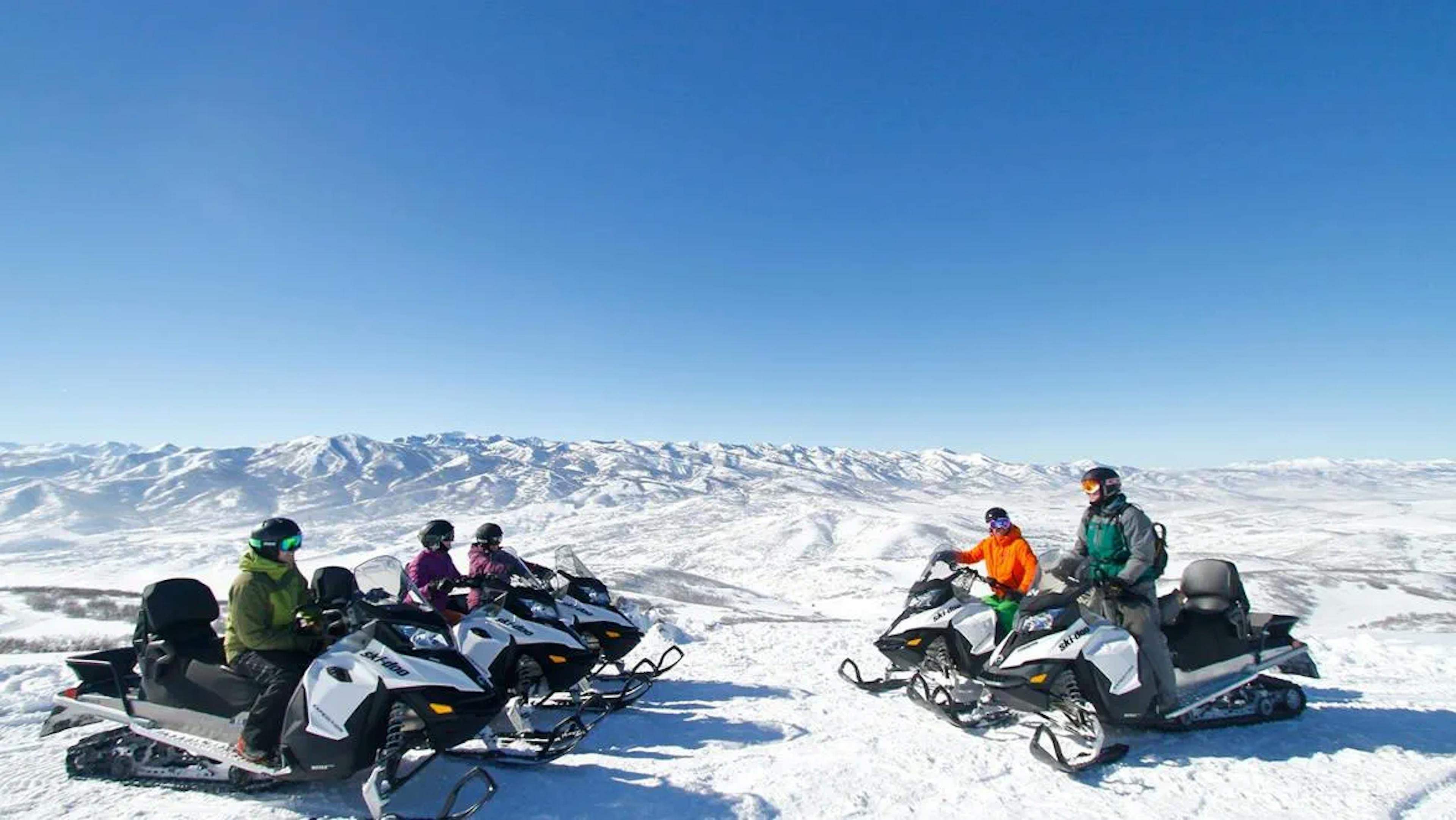 Snowmobiling at Deer Valley Resort