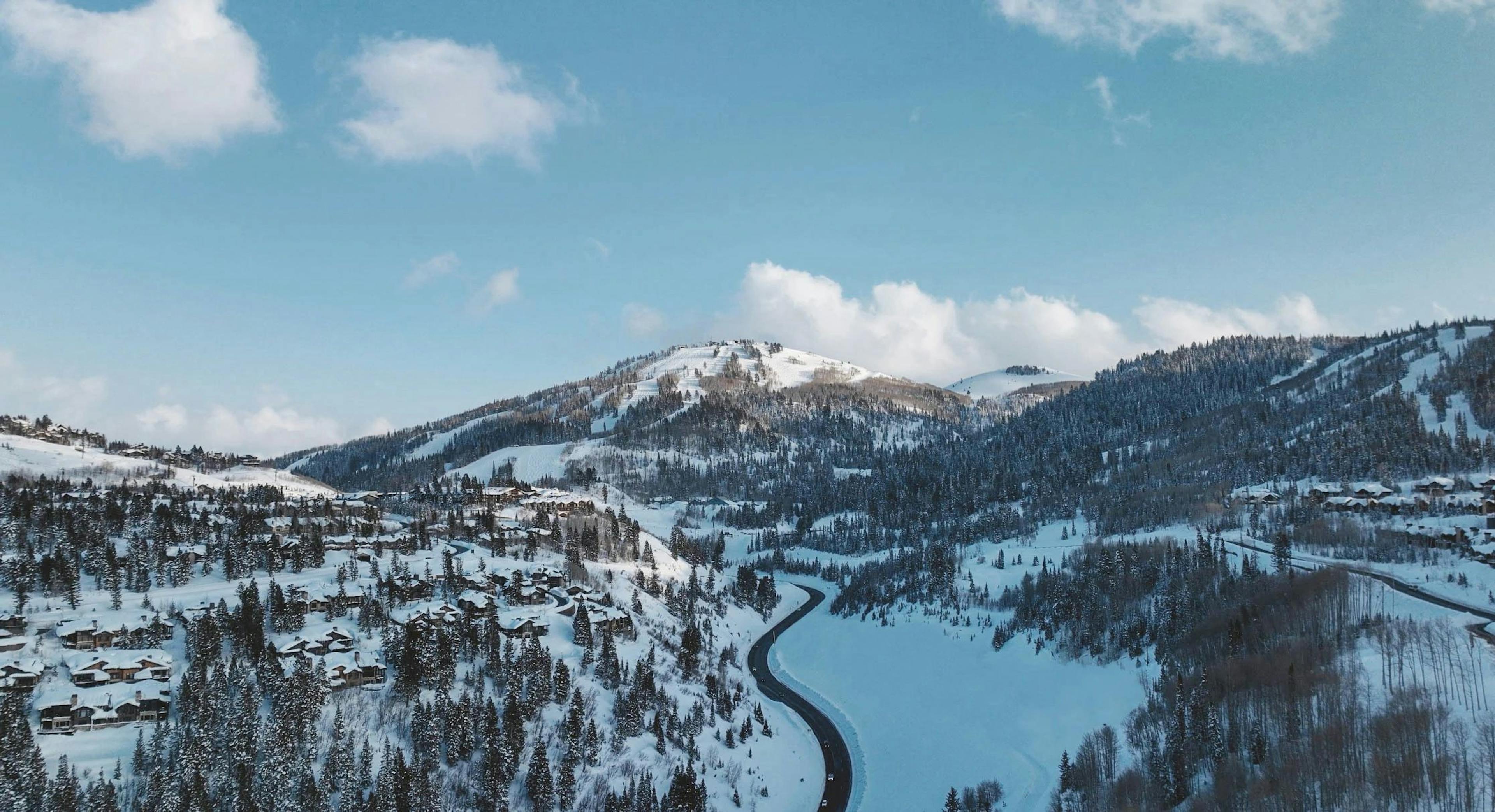 View of Summit County, Colorado.