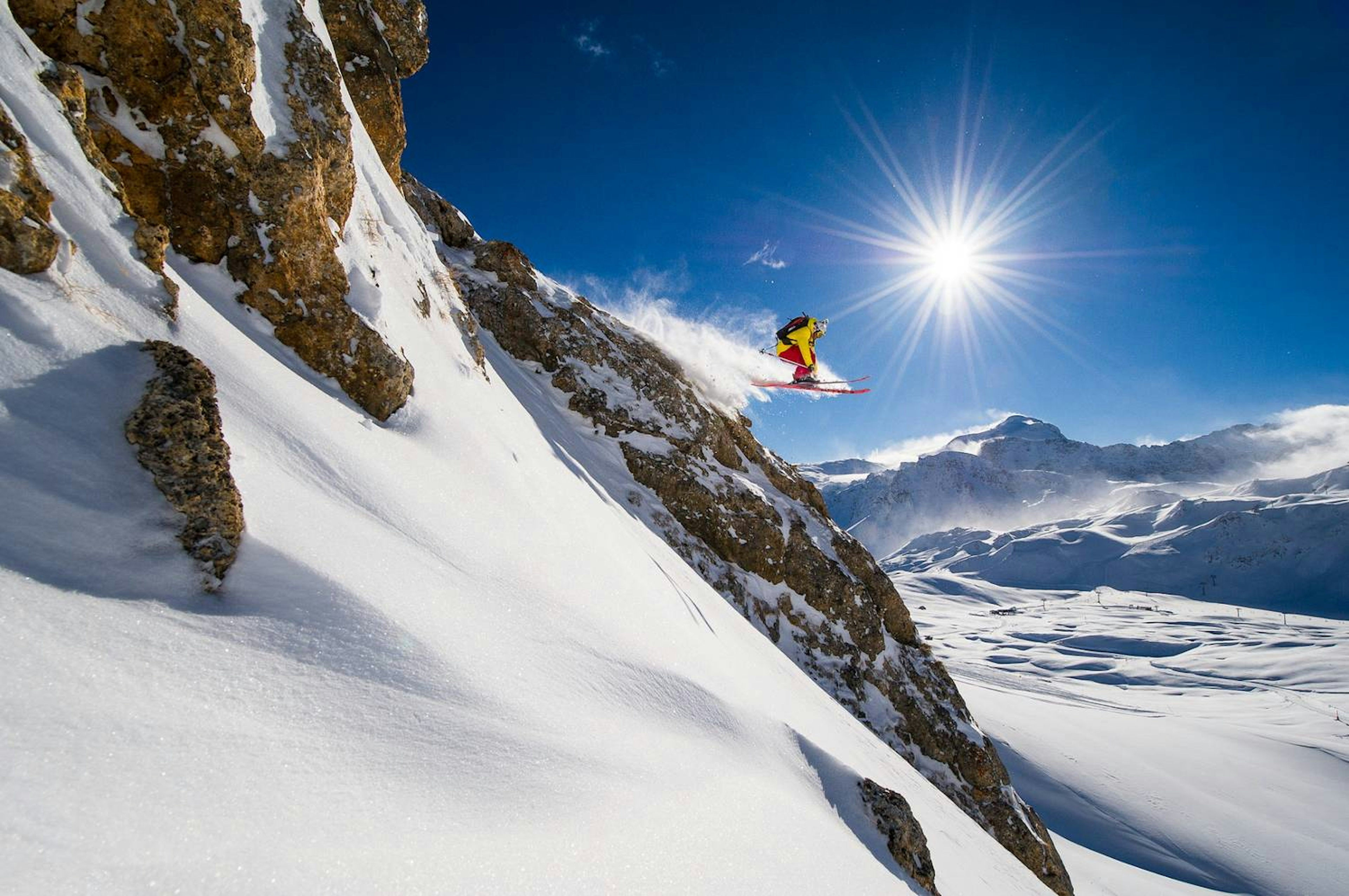 Skiing One of the highest ski resorts in Europe, Tignes