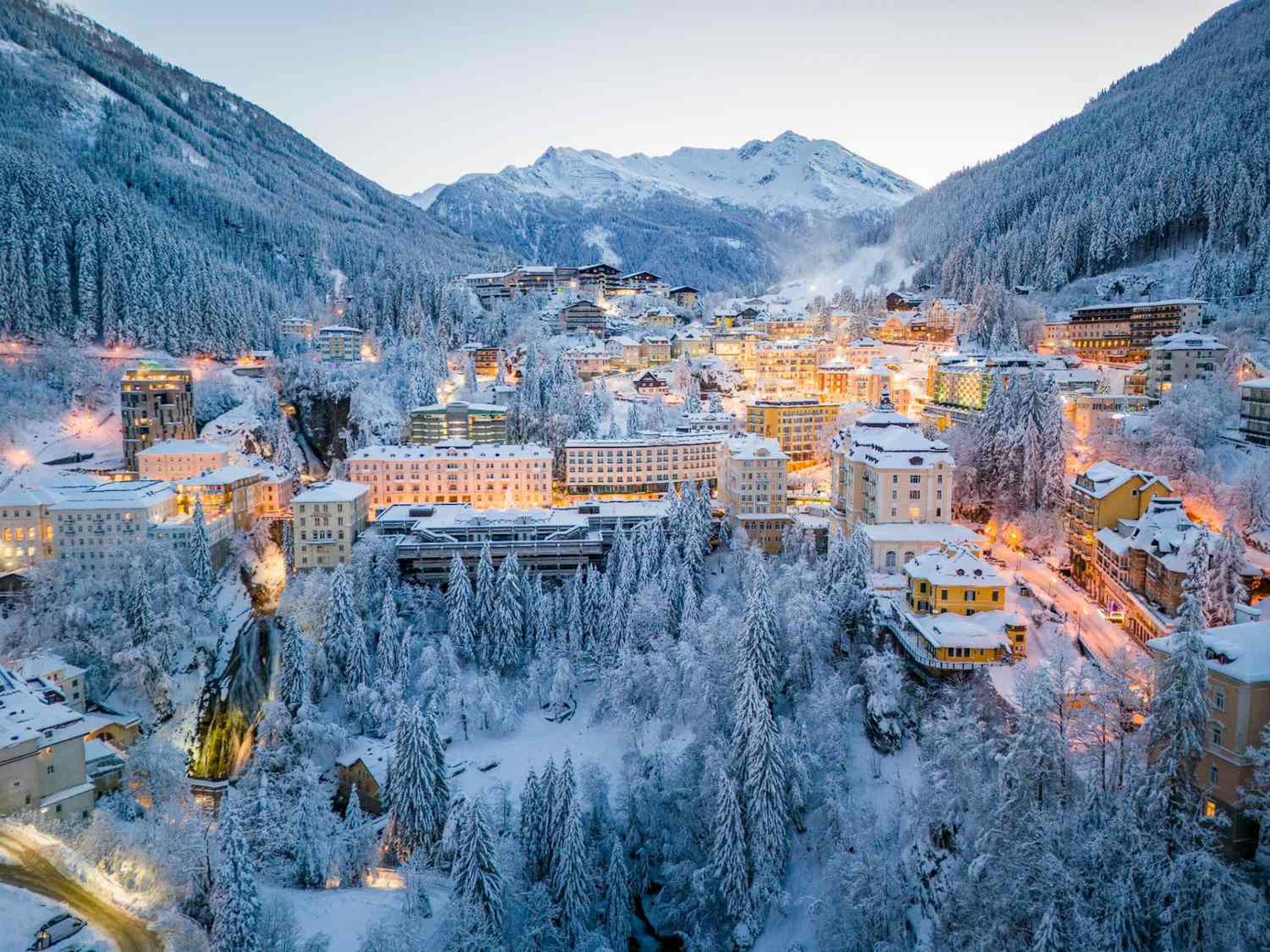 Bad Gastein village in Austria