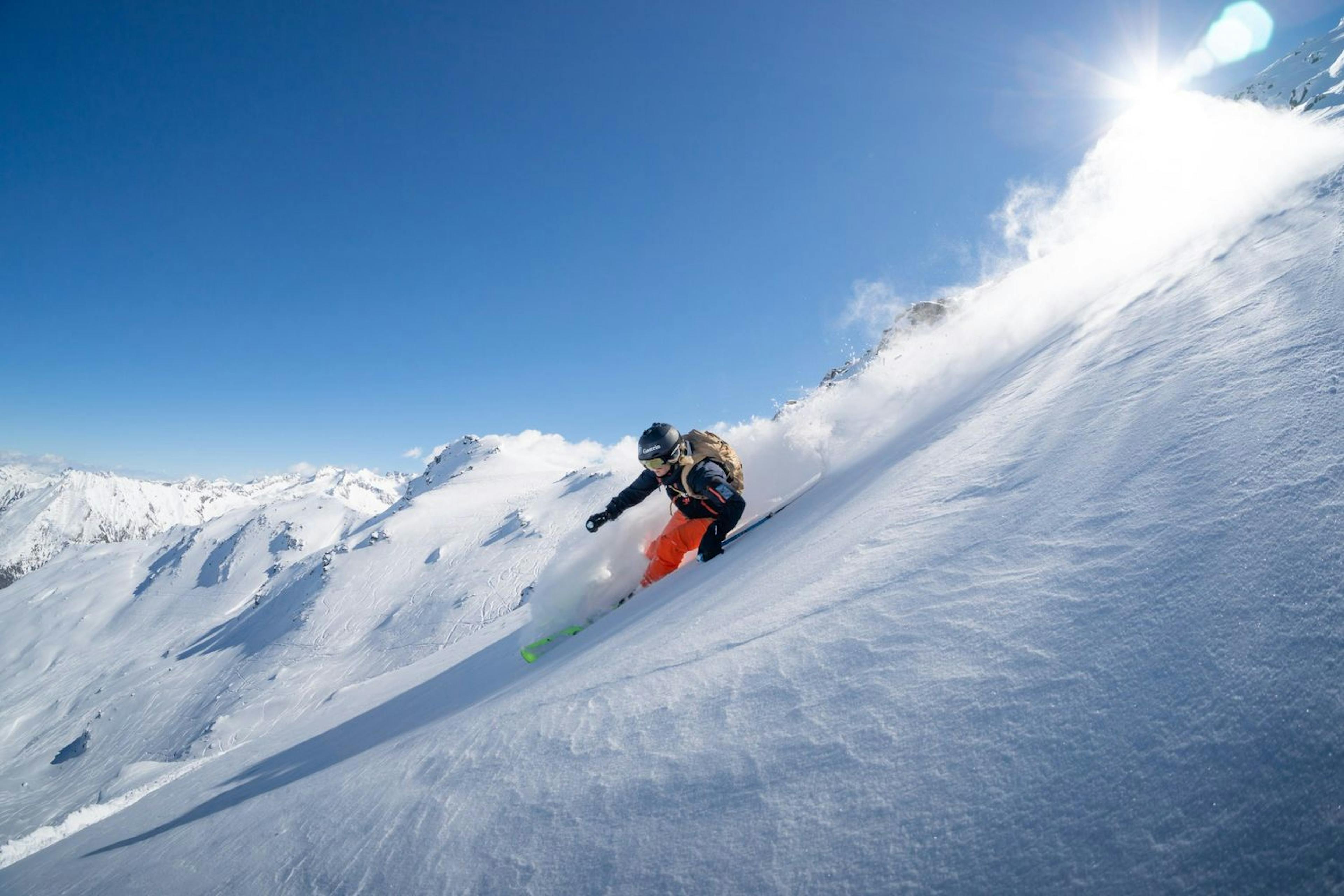 Bluebird day in Bad Gastein, Austria