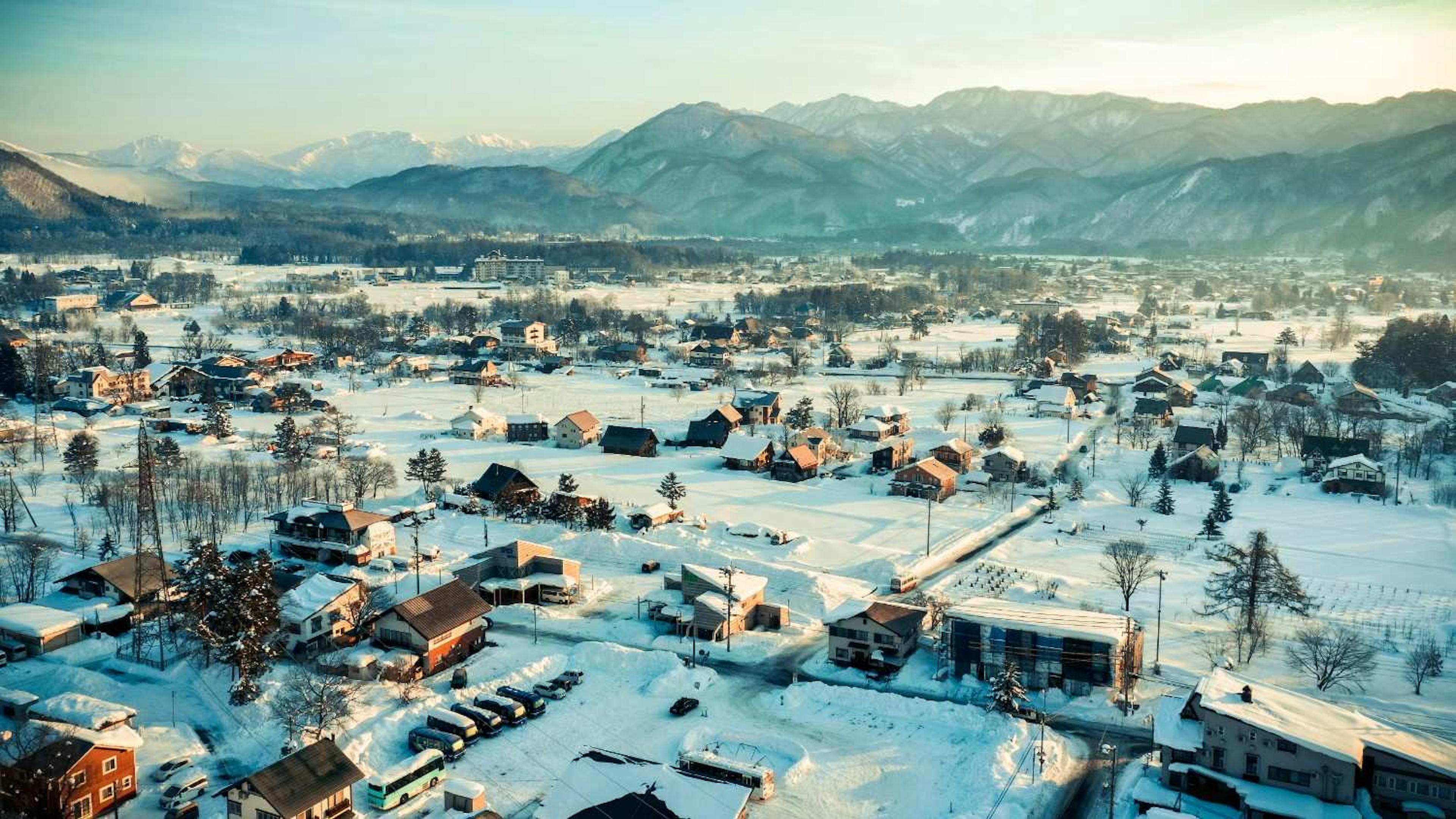 Overlook of Hokkaido.