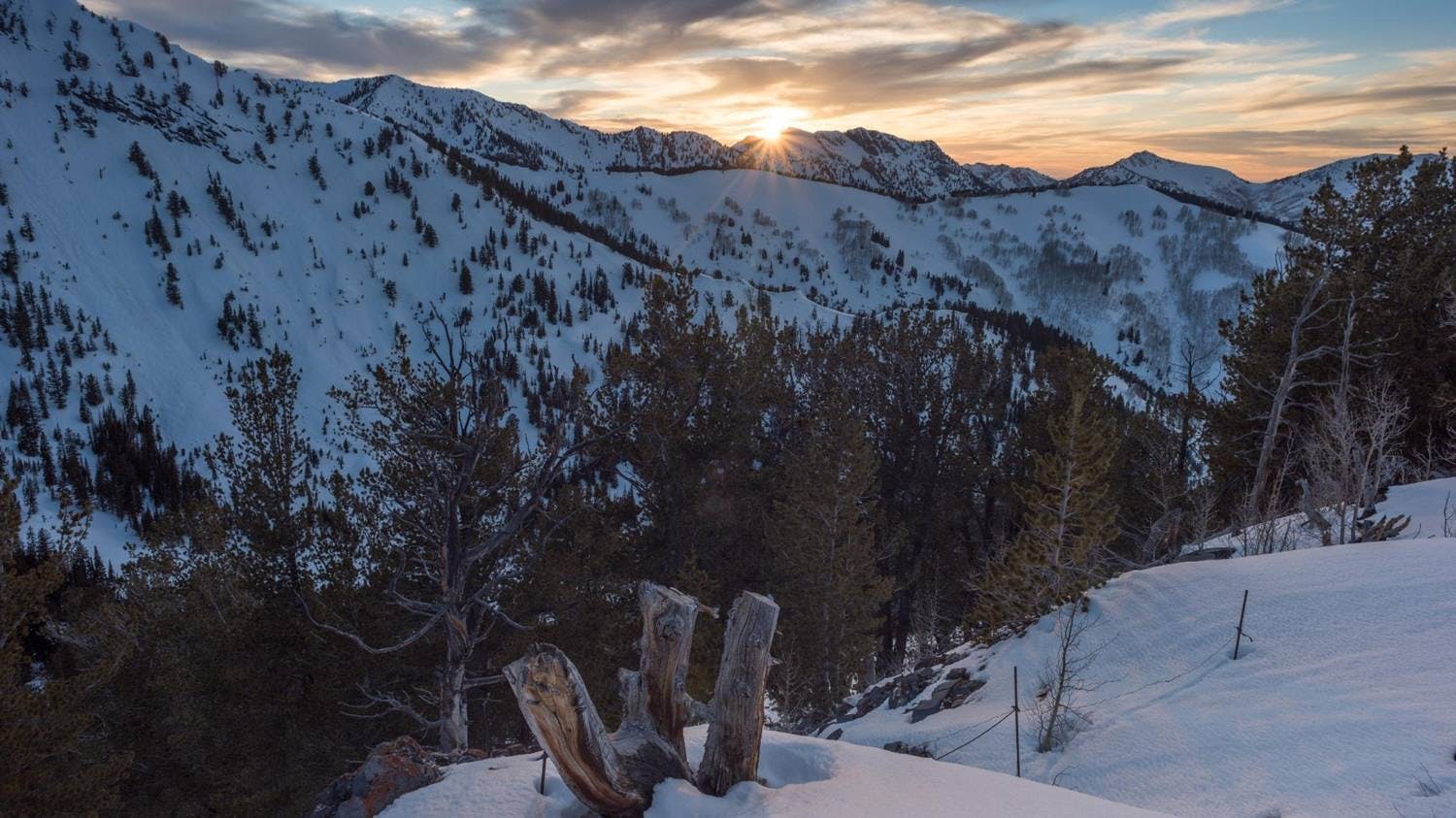 Sunrise at Solitude.