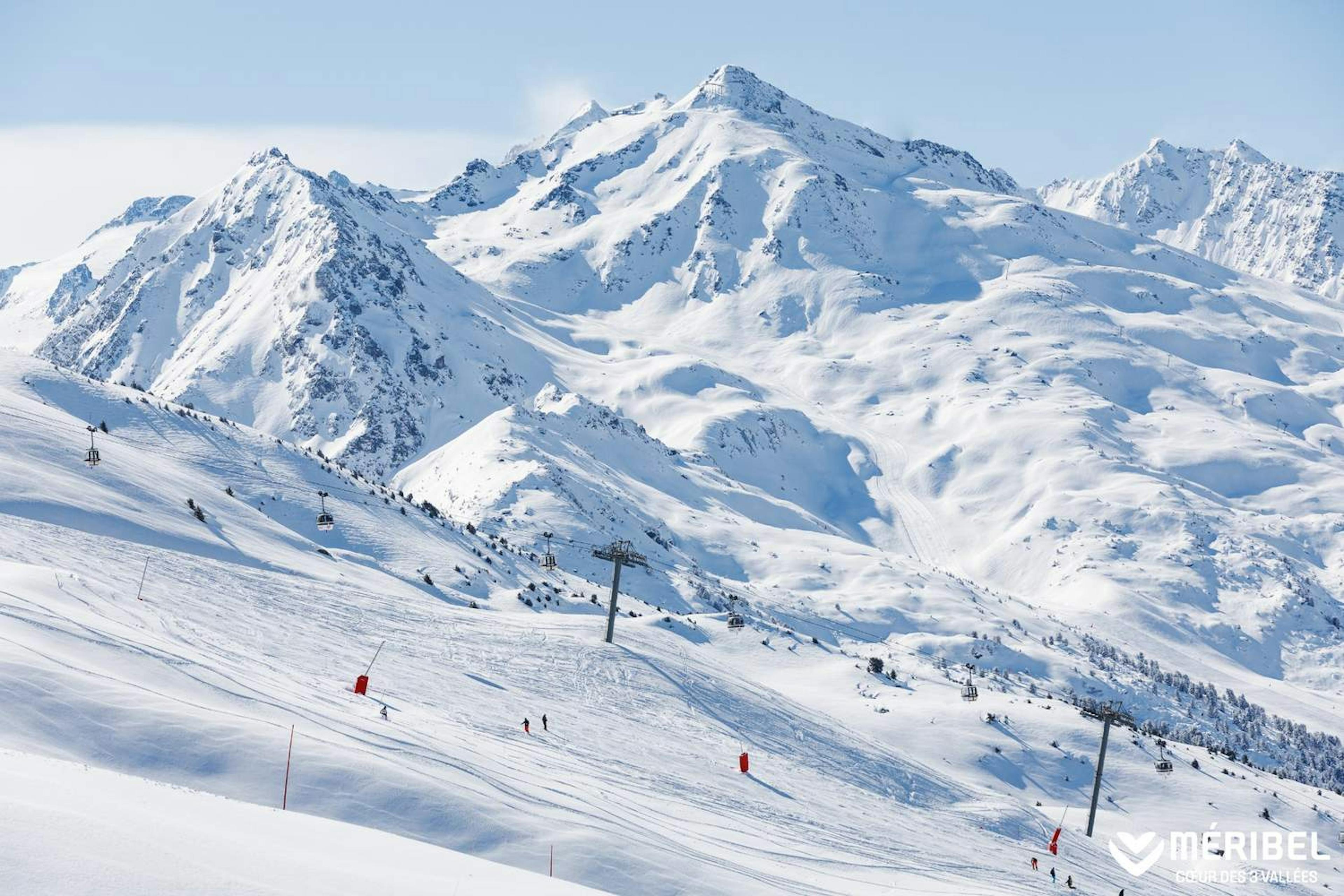 Glorious views from the slopes in Méribel