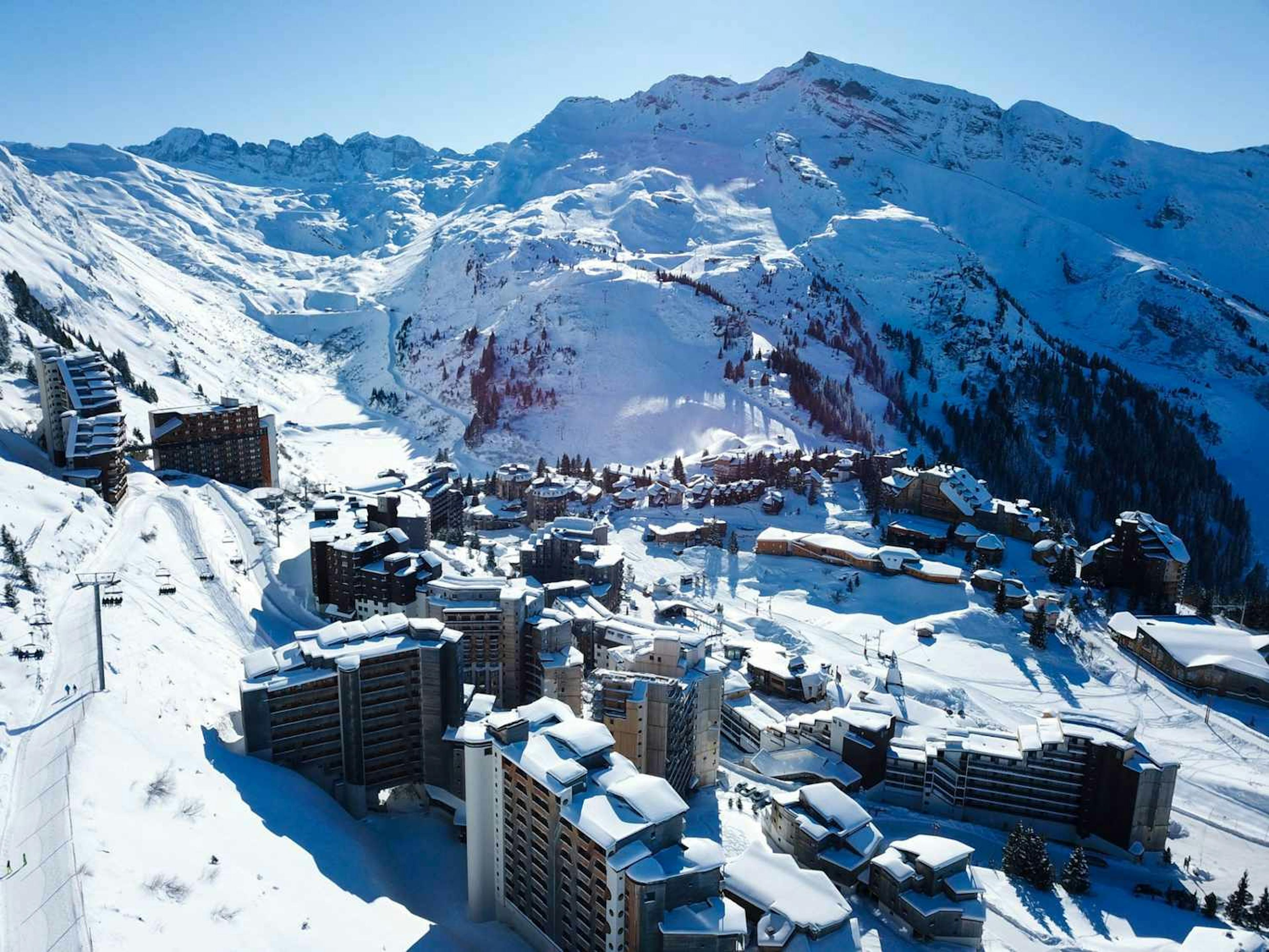 Morzine with a fresh blanket of snow