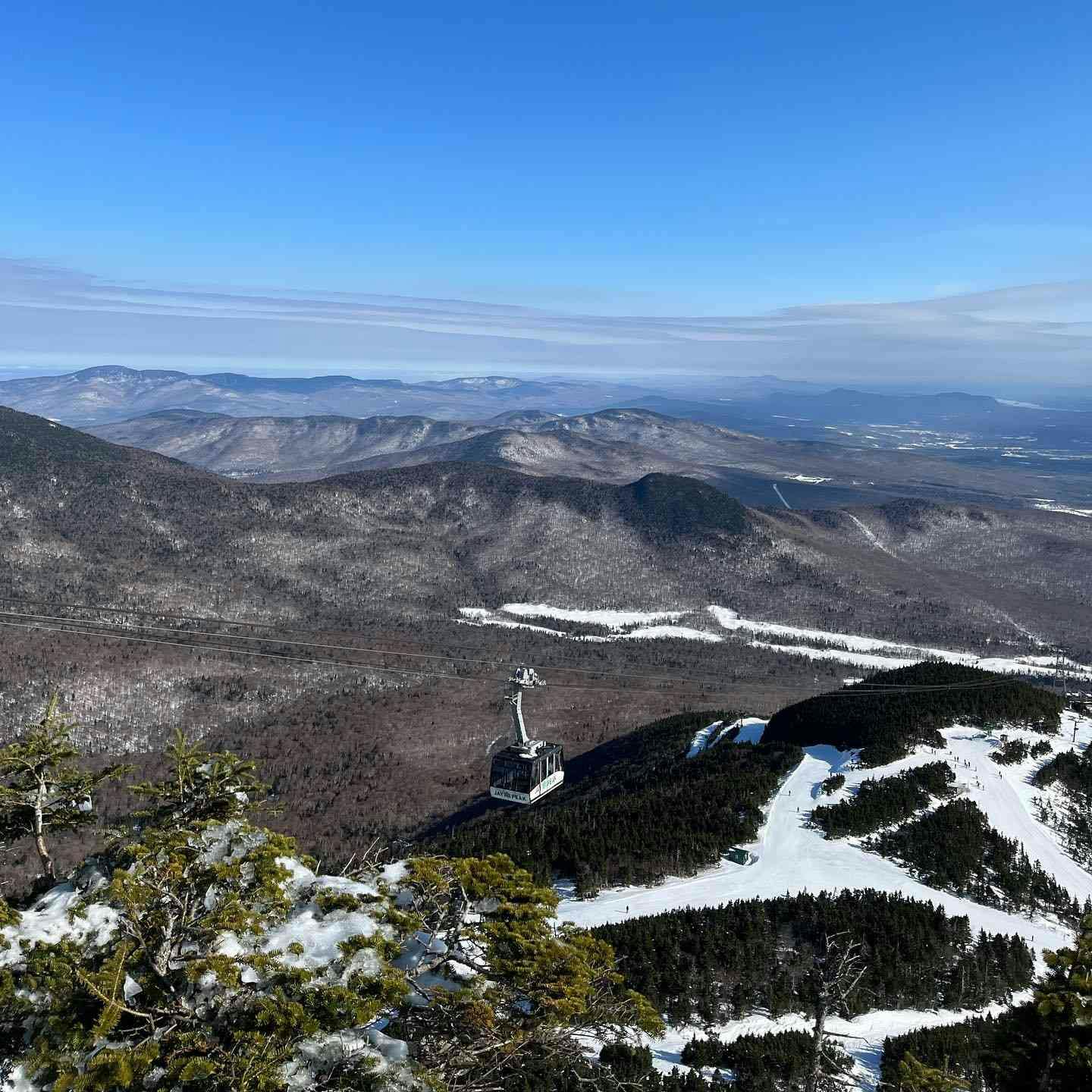 Tram in Jay Peak.