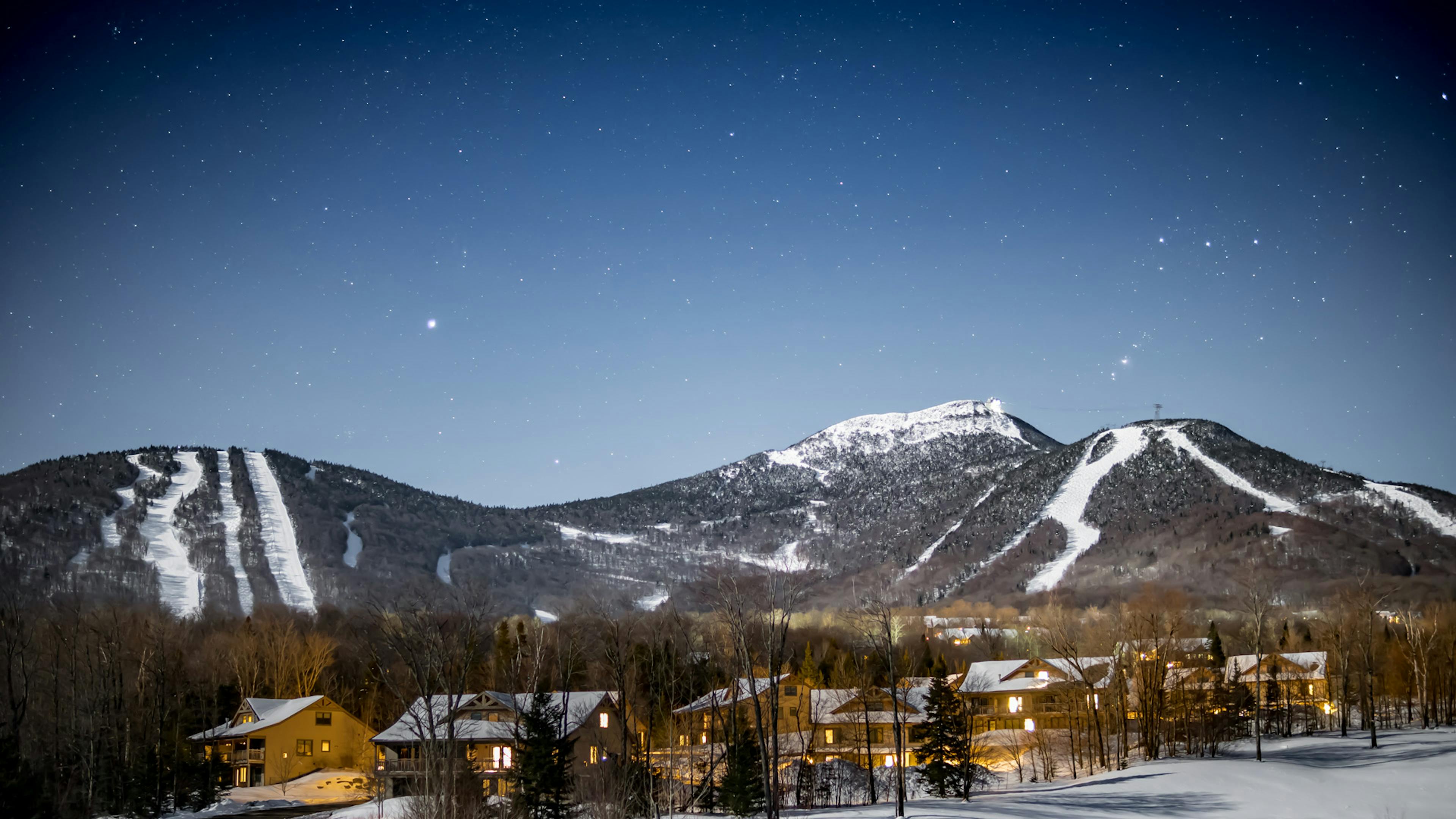 Stars above Jay Peak.