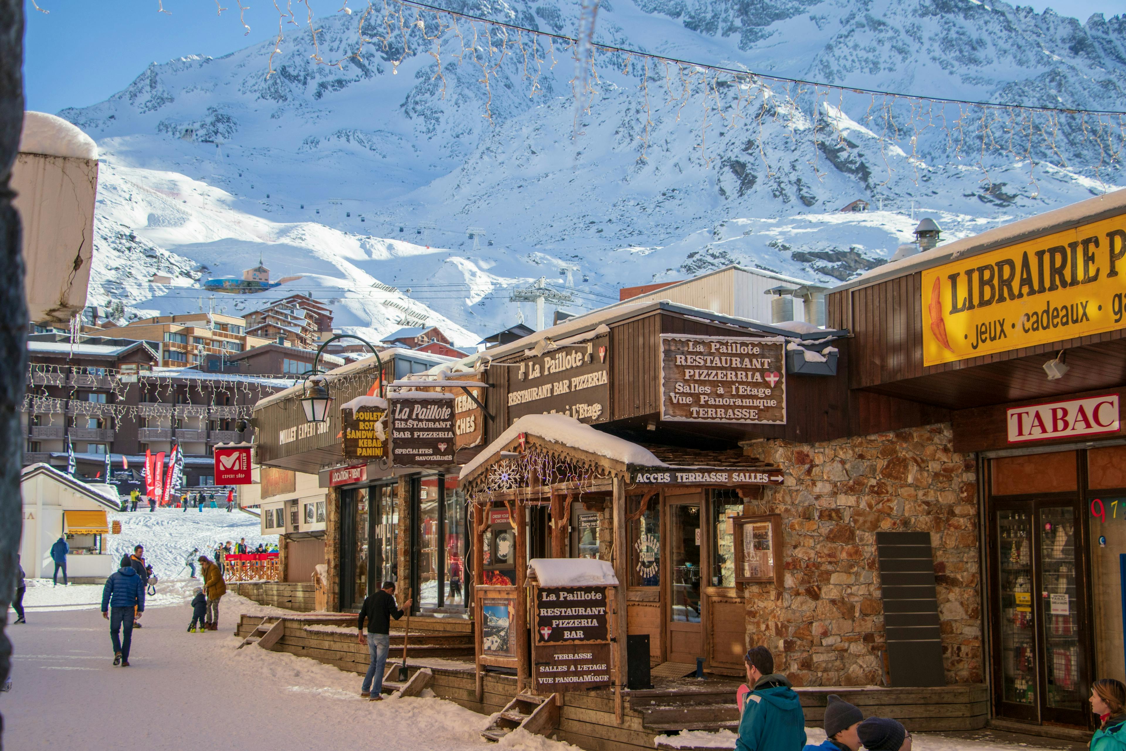 The very ski-in ski-out friendly village in Val Thorens