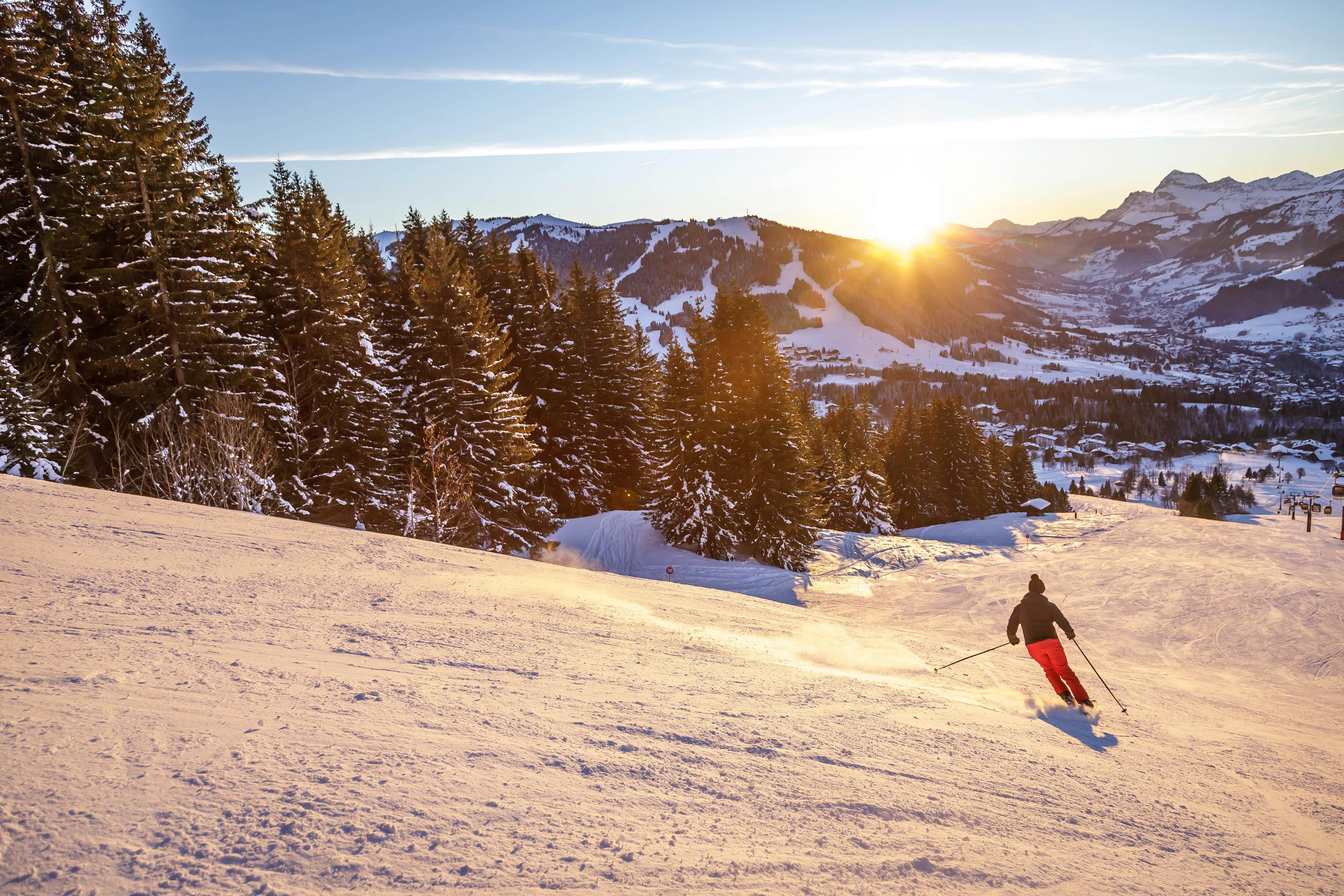 Skiing at Megève