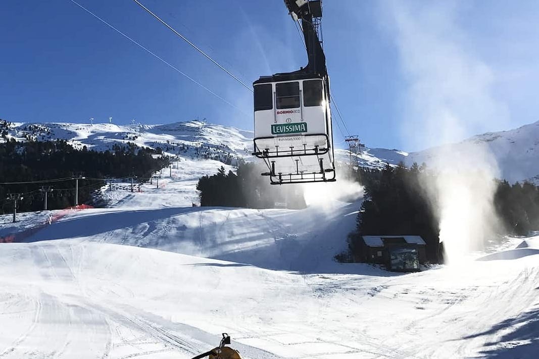 Tram at Bormio, Italy