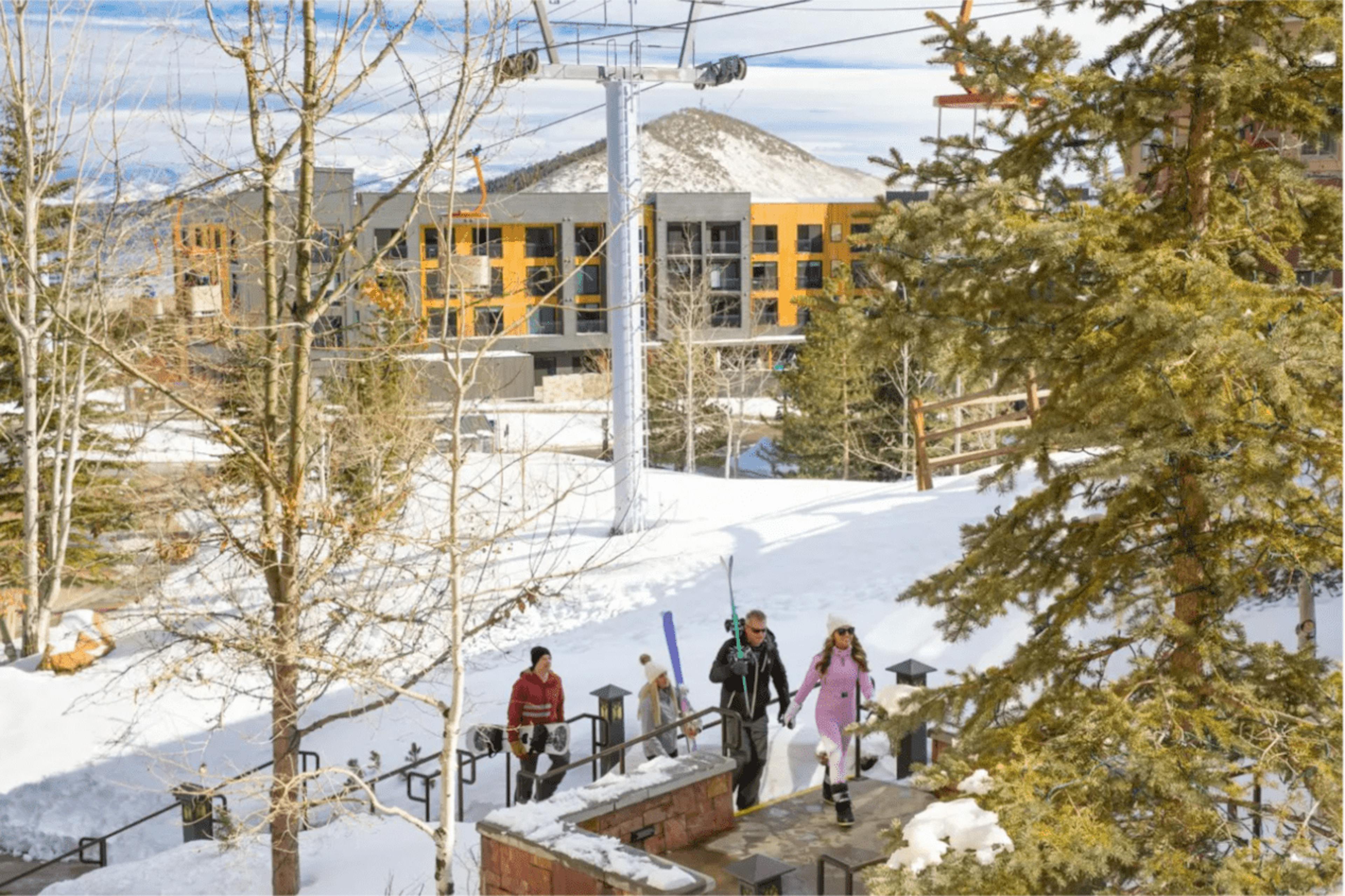 Ski in ski out property at an Ikon Pass resort.