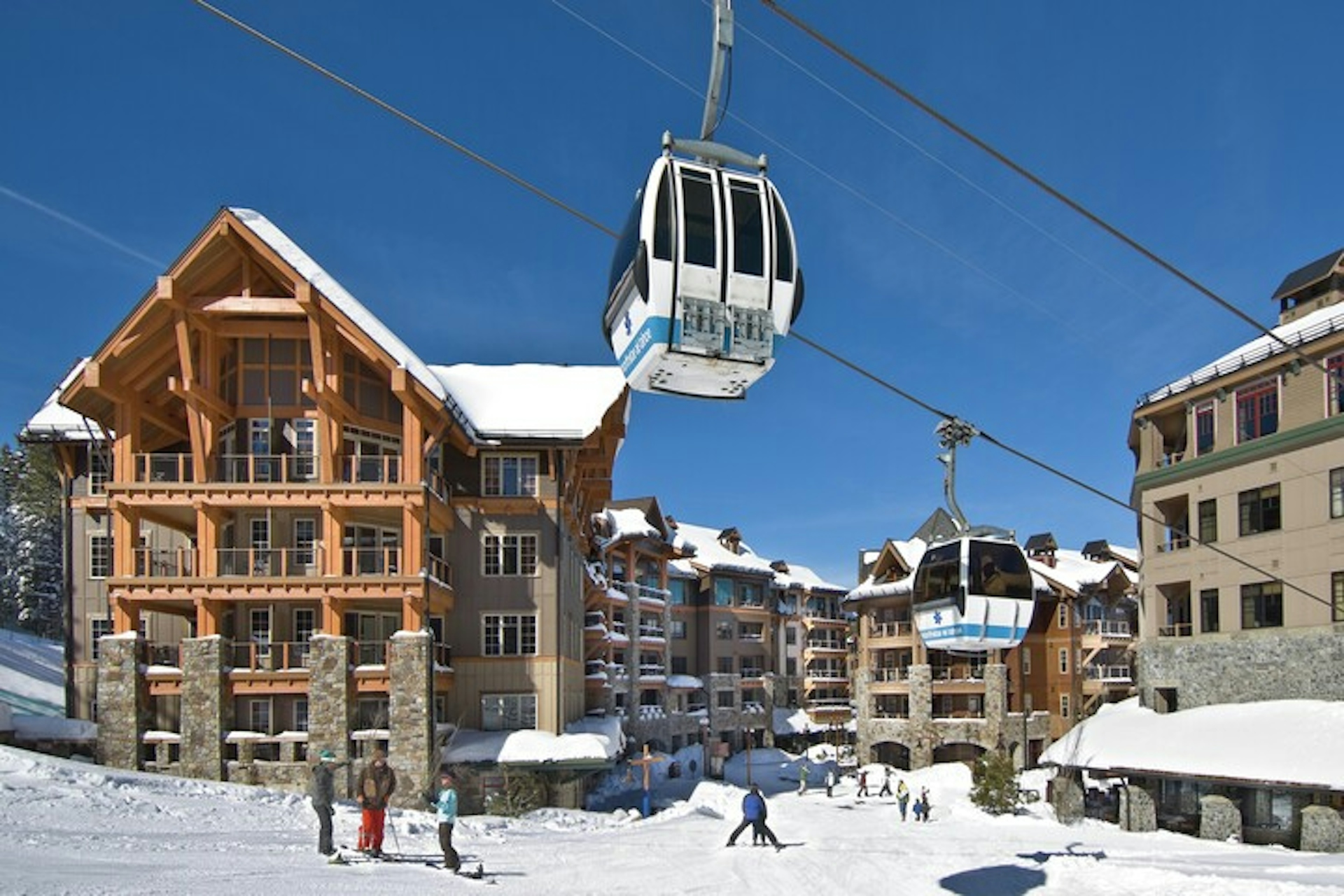 Big Horn Lodge at the slope of Northstar Ski Resort