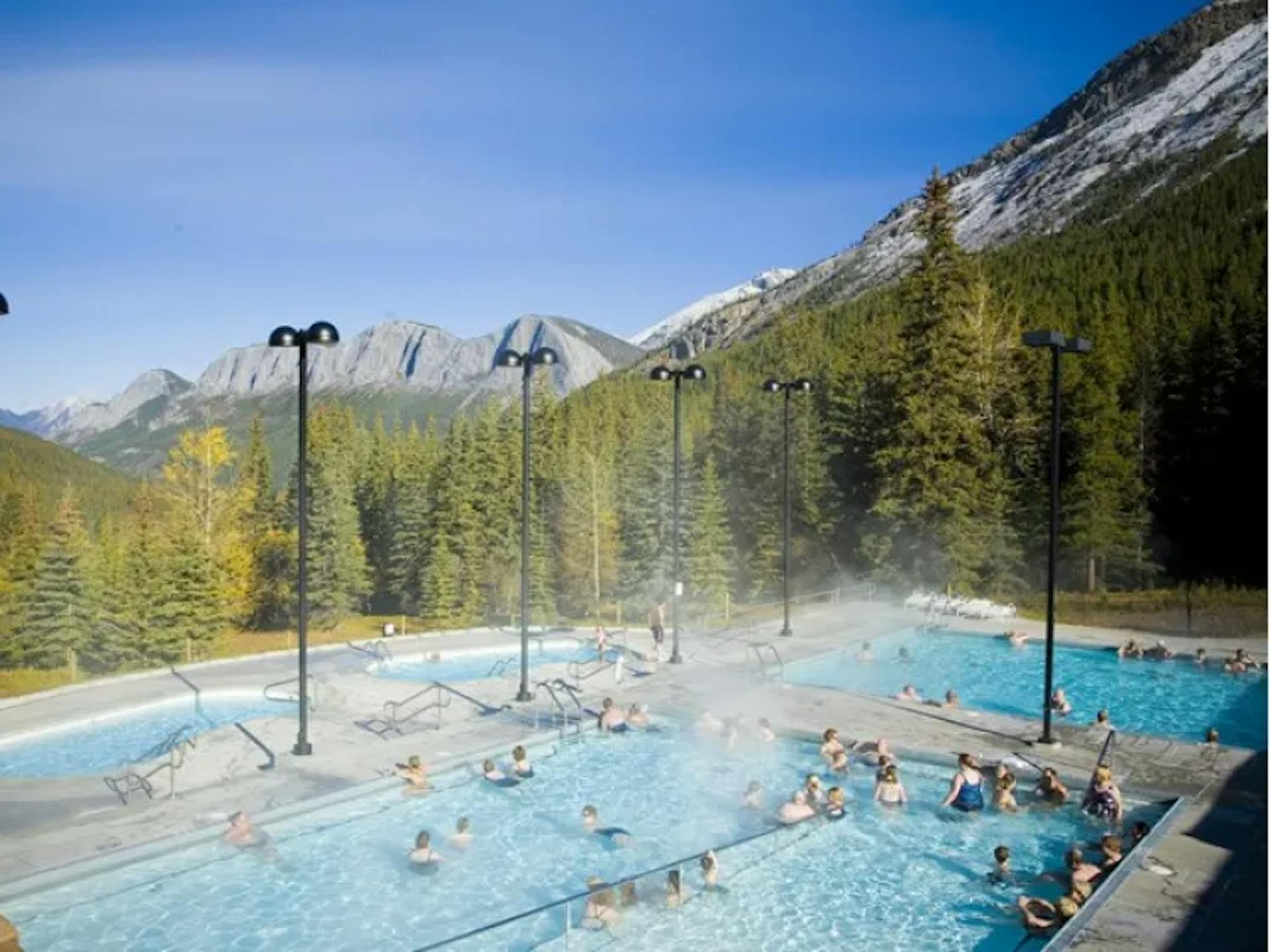 The hot springs of Jasper, Alberta, Canada