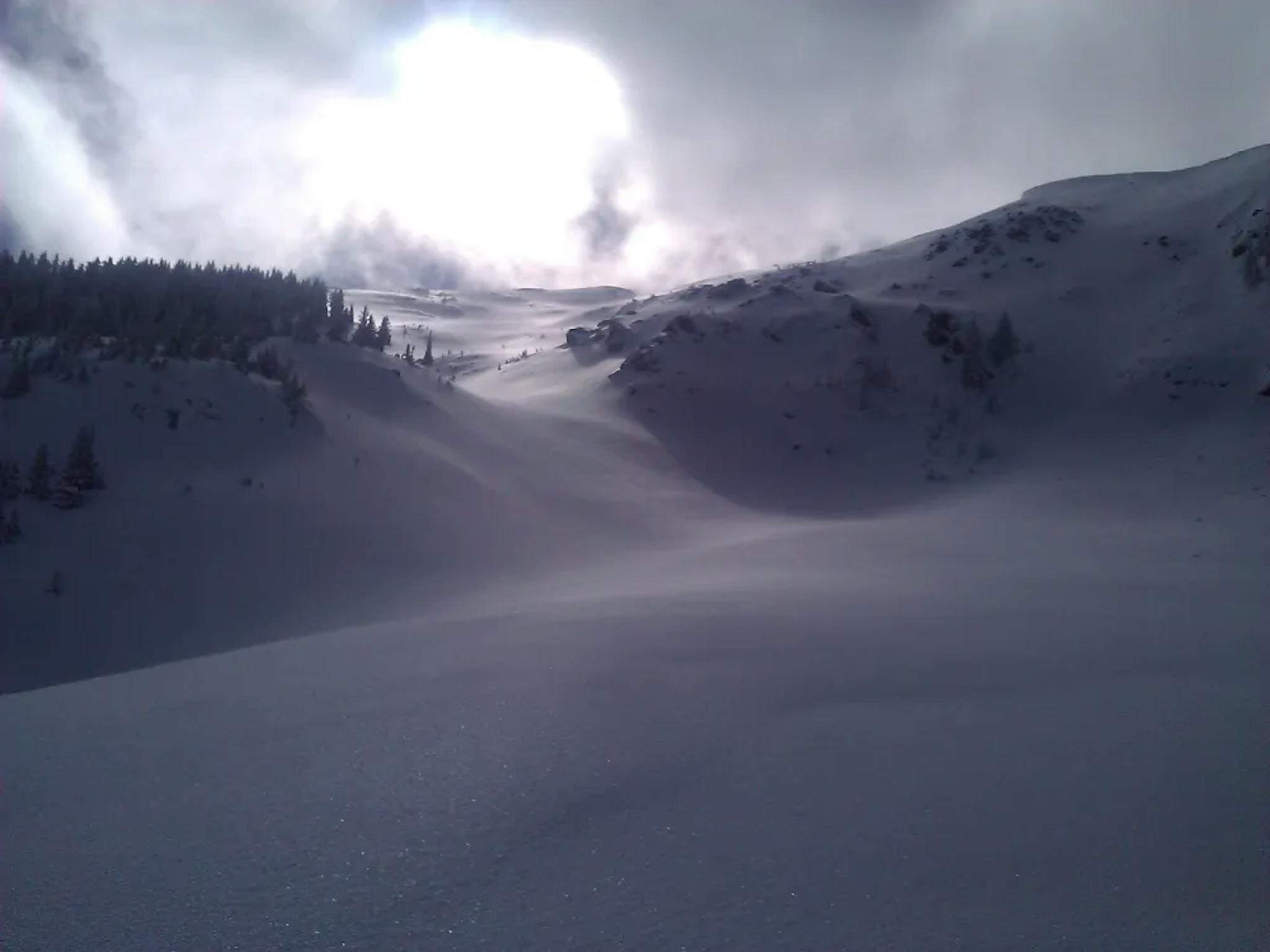 Wintery morning at Taos Ski Valley