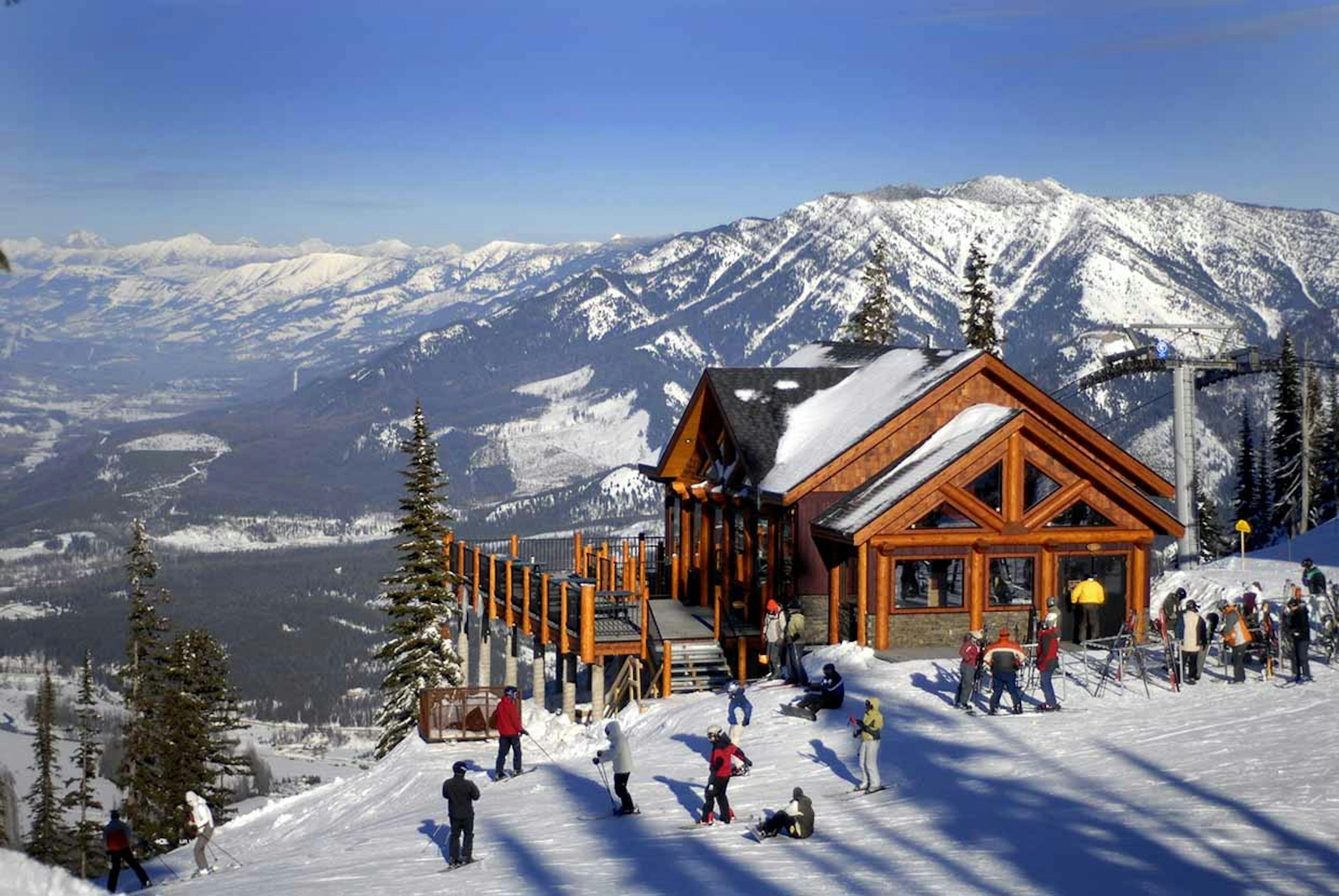 Morning at base camp at Fernie Alpine Resort