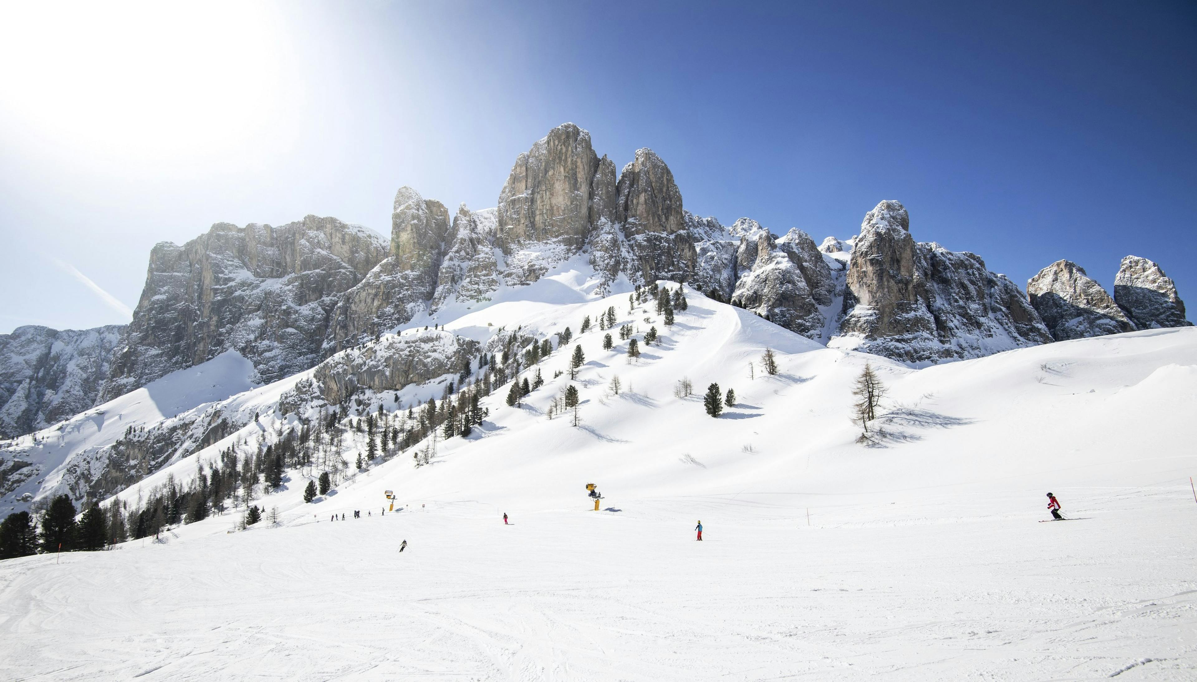 High noon on the Alta Badia slopes