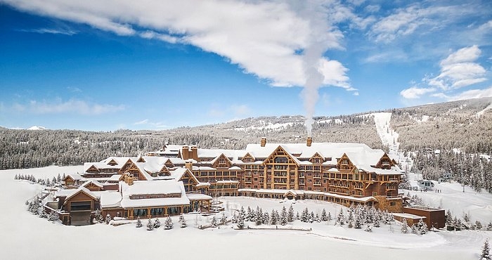 Exterior shot of Montage Big Sky the winter