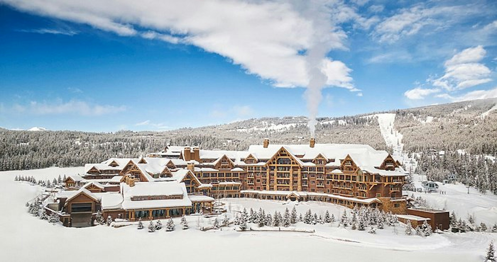Exterior shot of Montage Big Sky the winter