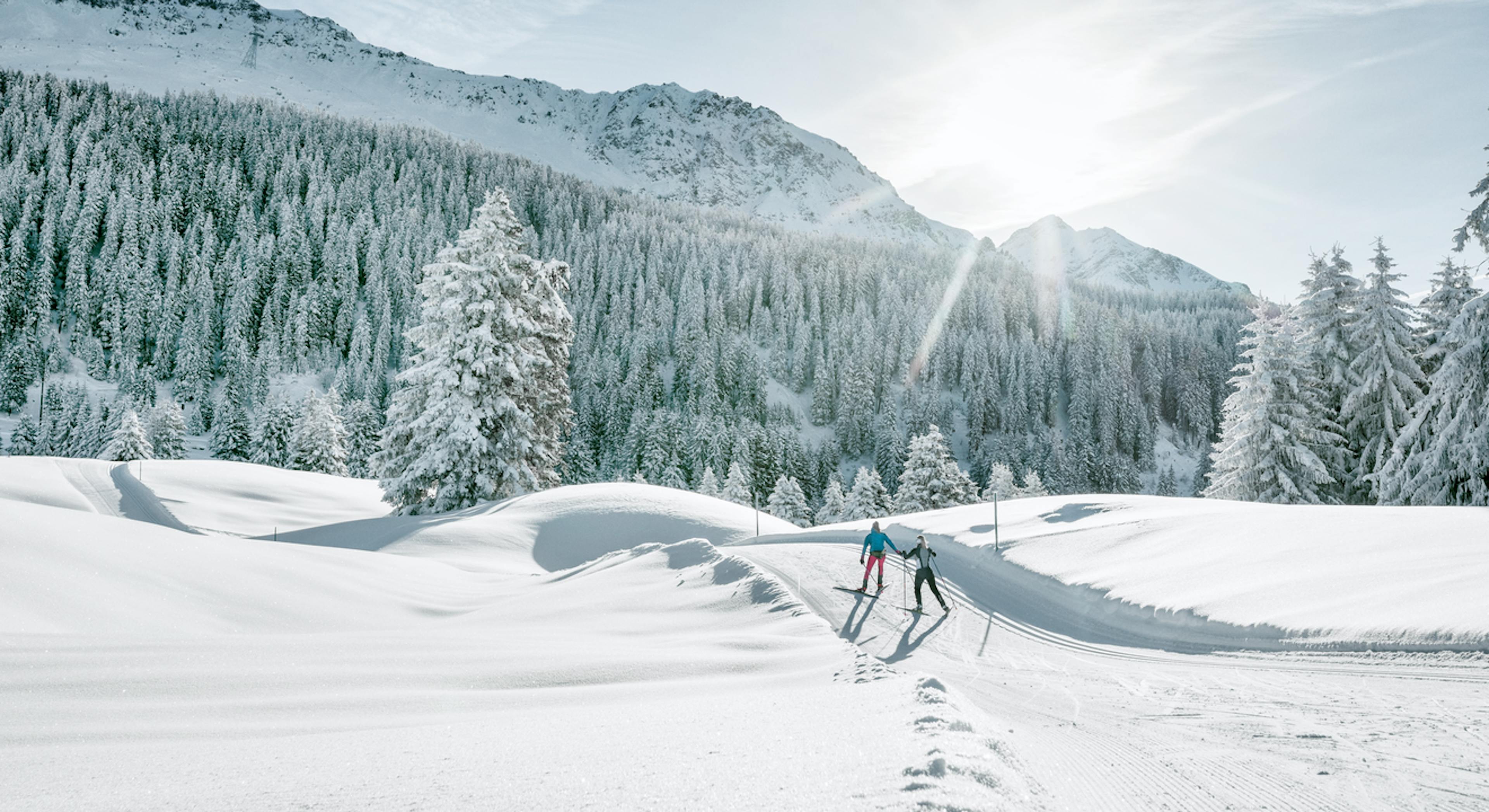 A snowy afternoon in Arosa Lenzerheide