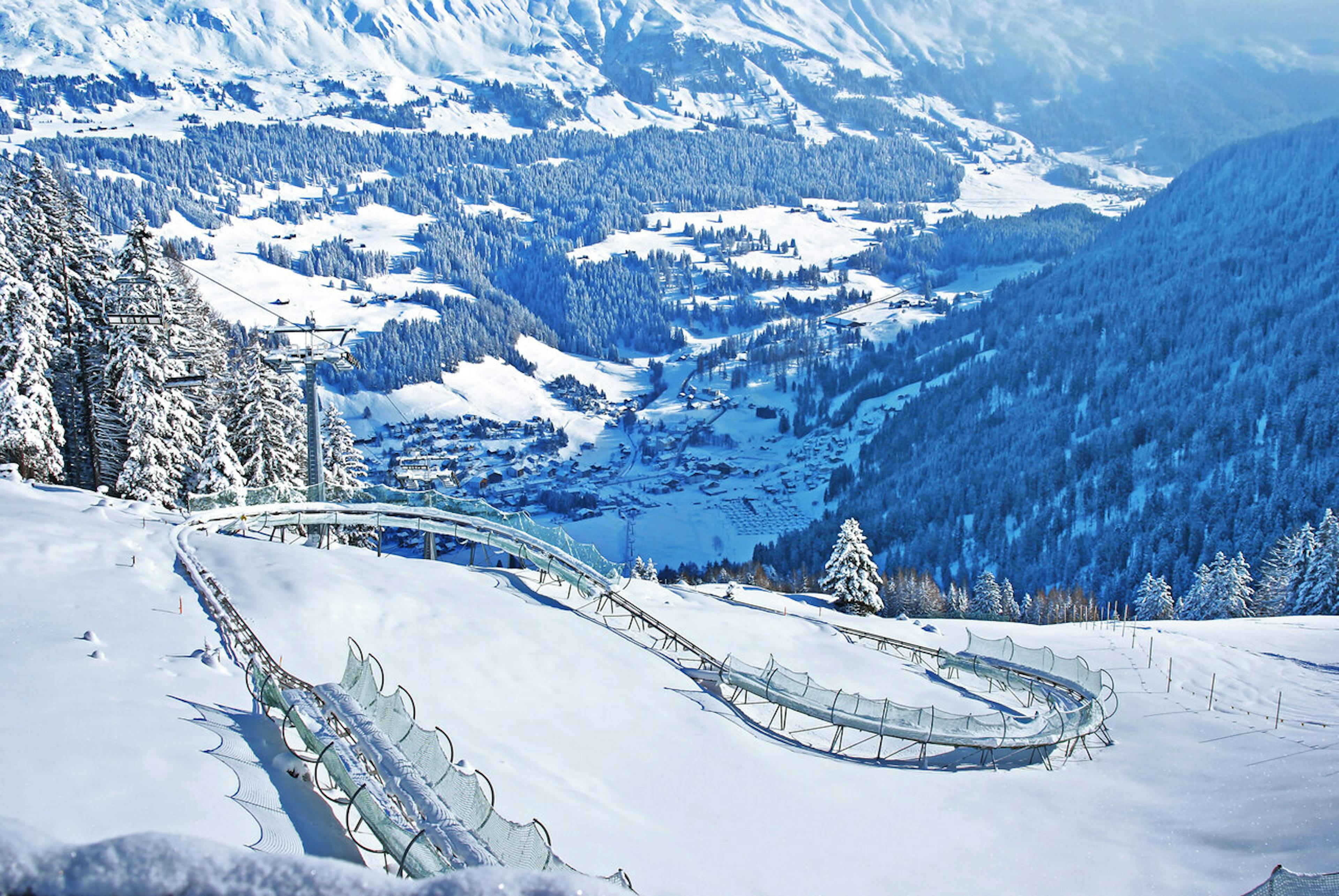 Gondola and rail ride at Arosa Lenzerheide