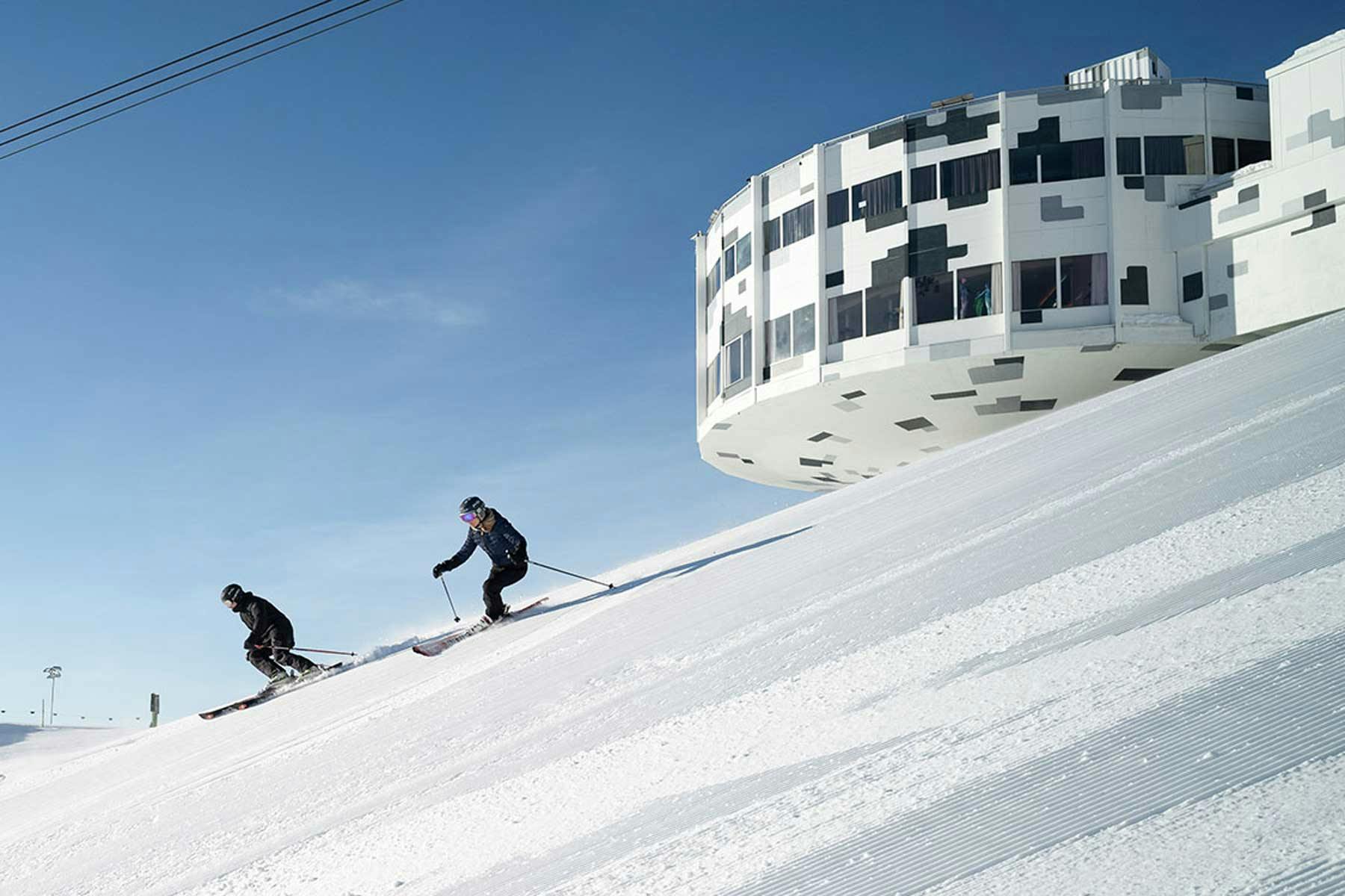 The resort at Laax, Switzerland