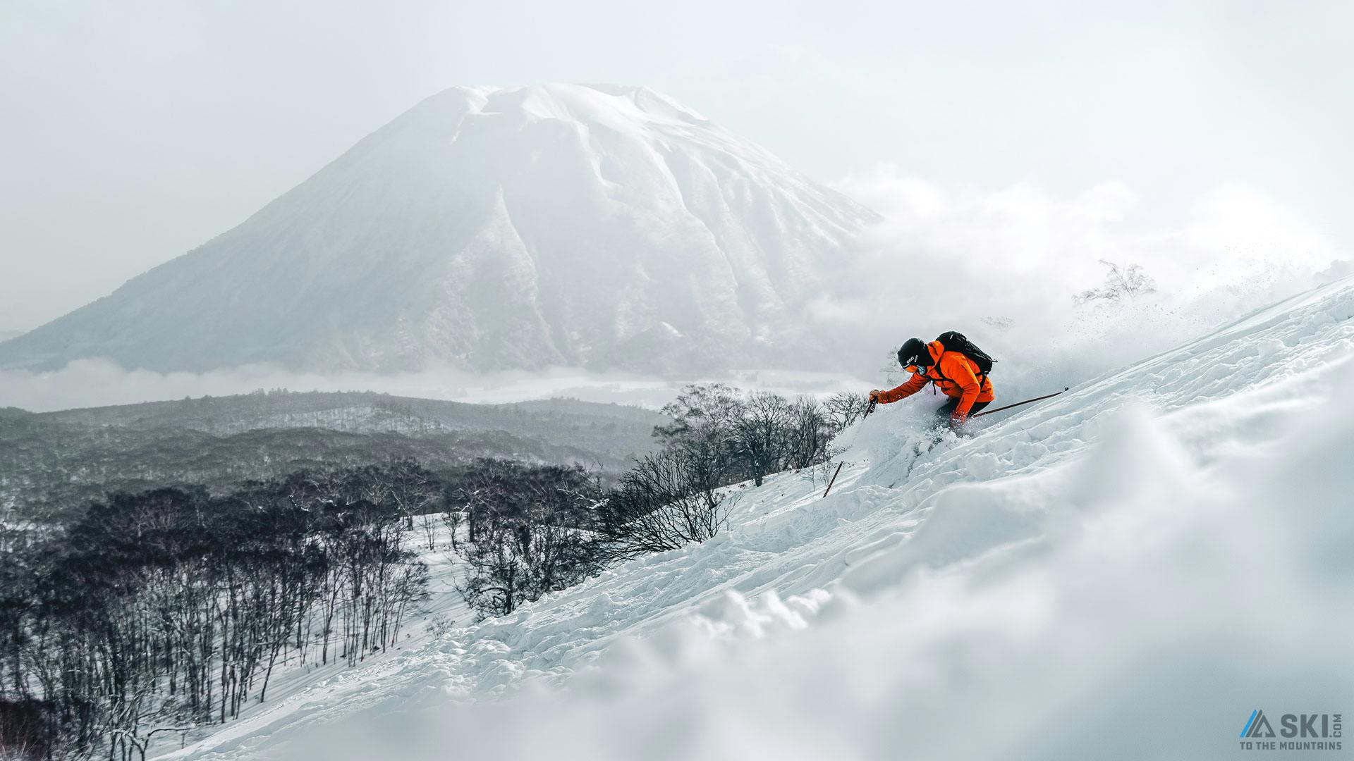 mount yotei, niseko zoom virtual background