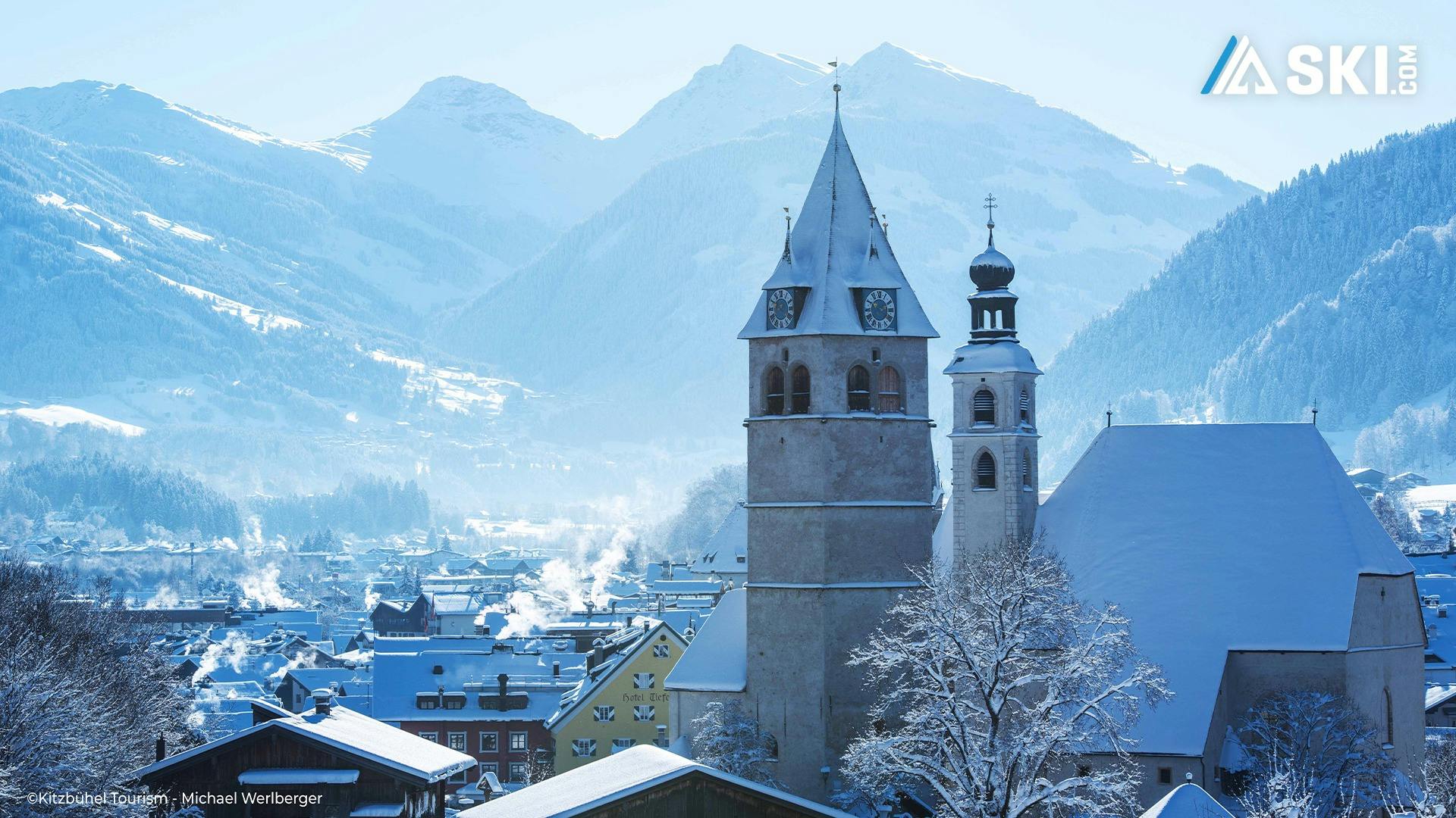 Stadtansicht Kitzbuhel Zoom Virtual Backgroun