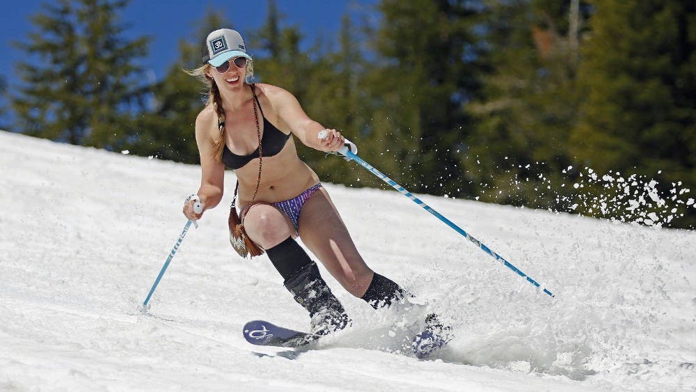 Squaw 4th of July. fourth skiing california