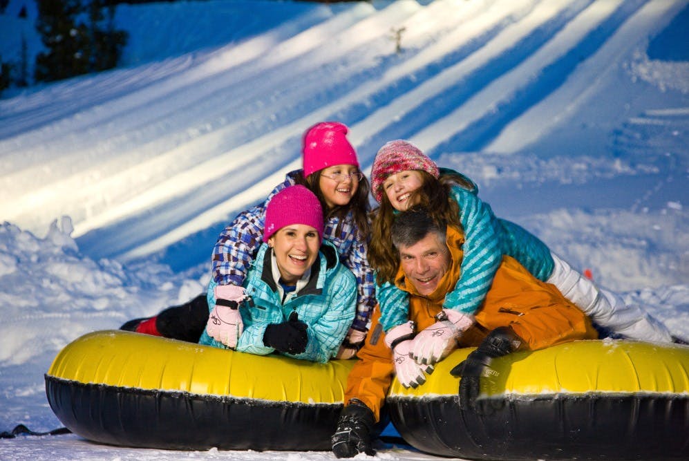 family snow tubing vail, adventure ridge vail