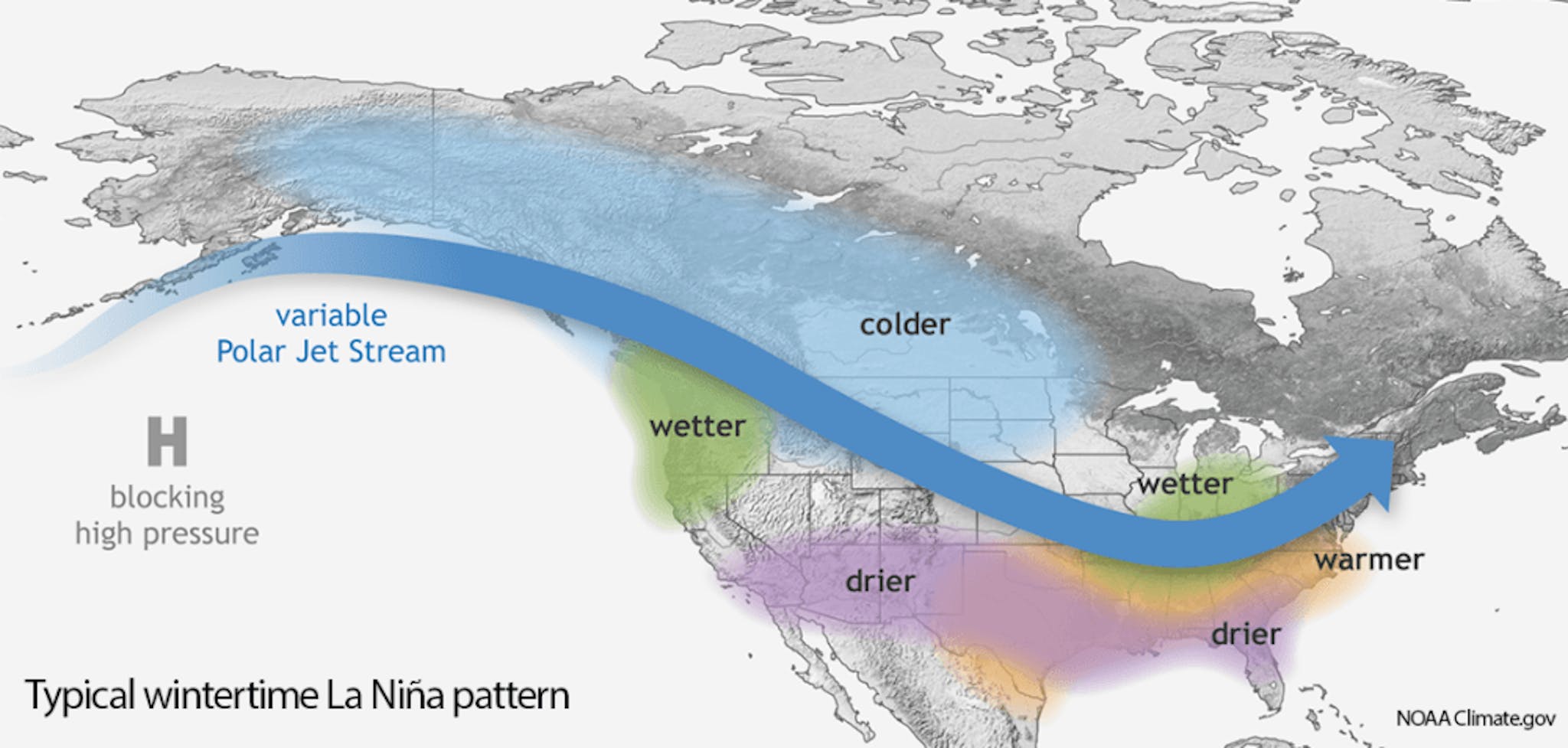 where to ski during la nina