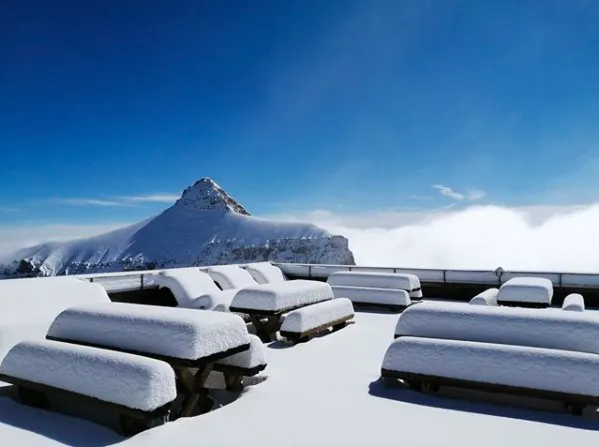 The First Snow Of The Season Falls On the Rockies, Alps [Photo Tour ...