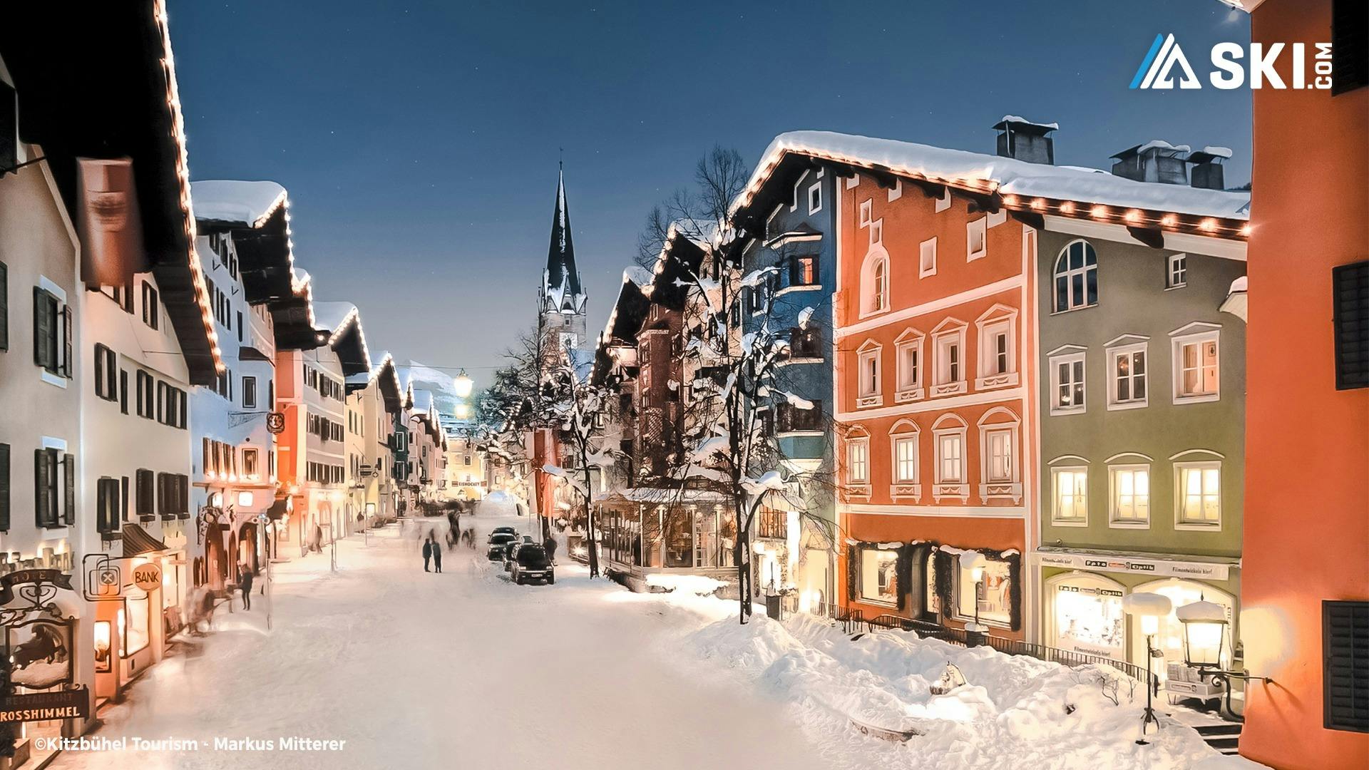 Town in Kitzbuhel Zoom virtual background