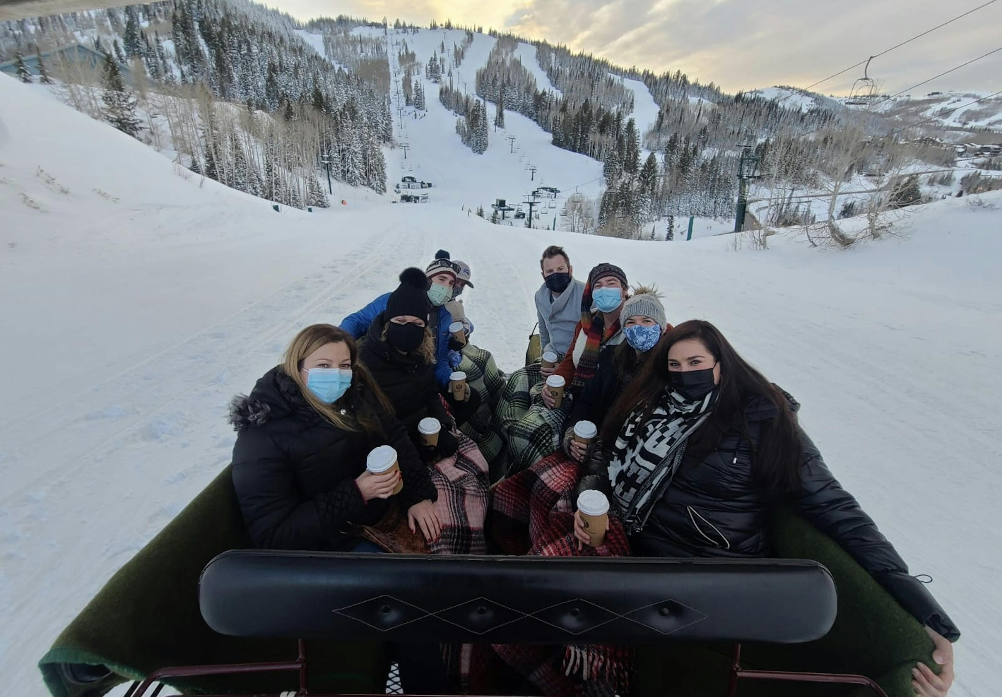 Best sleigh ride dinner in Park City Deer Valley