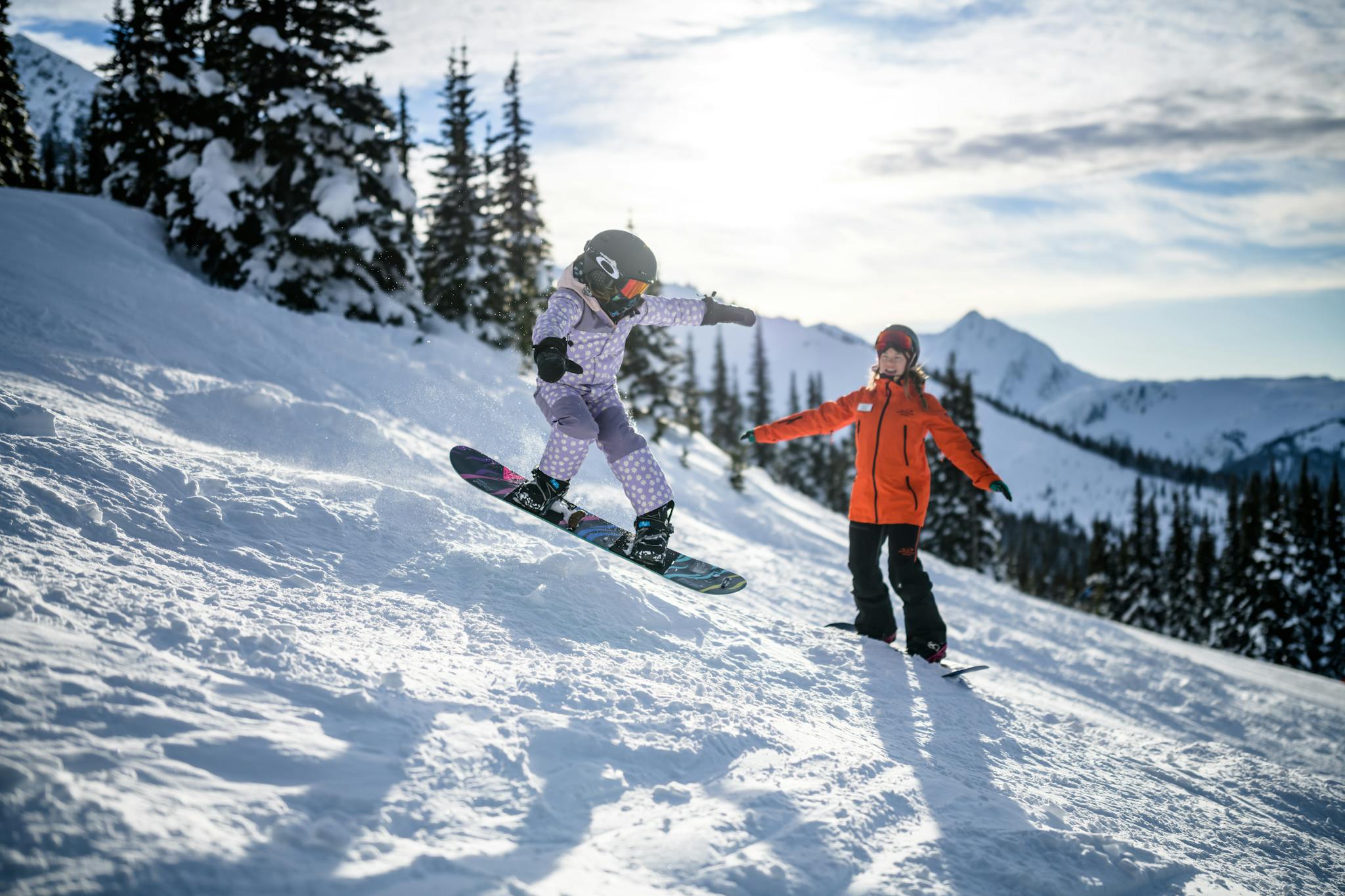 learning how to ski at whistler blackcomb