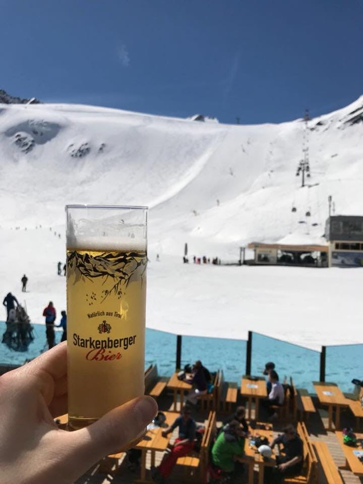 solden glacier skiing