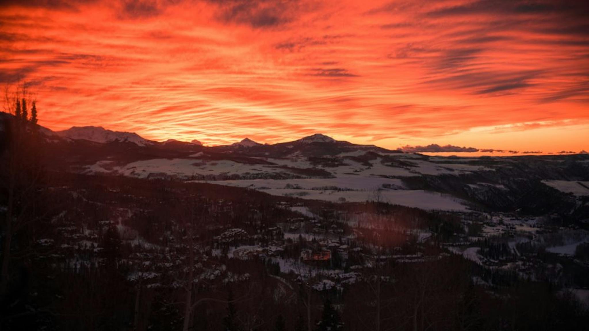 Telluride sunset, colorado ski resorts, ski trips colorado ski resorts near denver, best places to ski in colorado