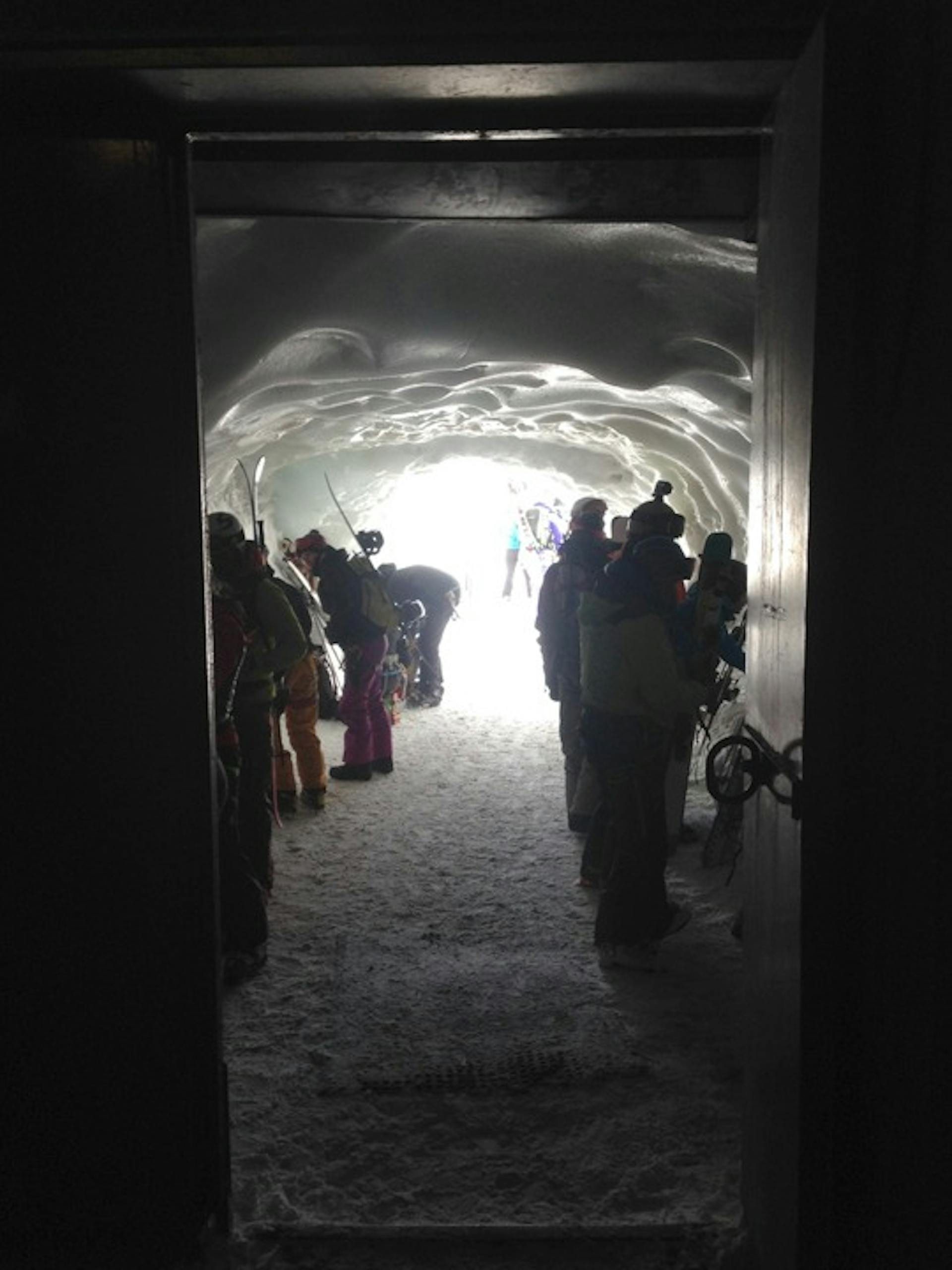 Aiguille du Midi Chamonix ice cave