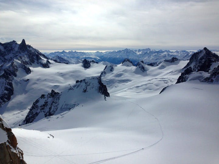 Vallee Blanche Classic Route