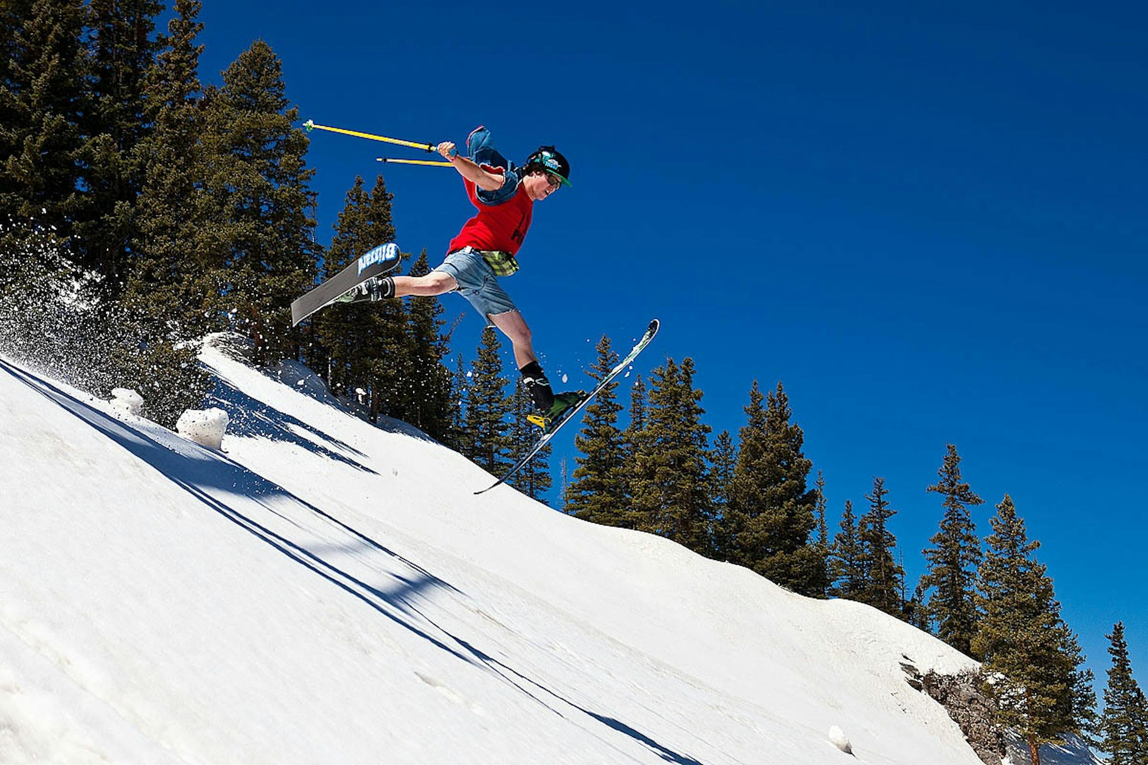 Spring skiing in Aspen