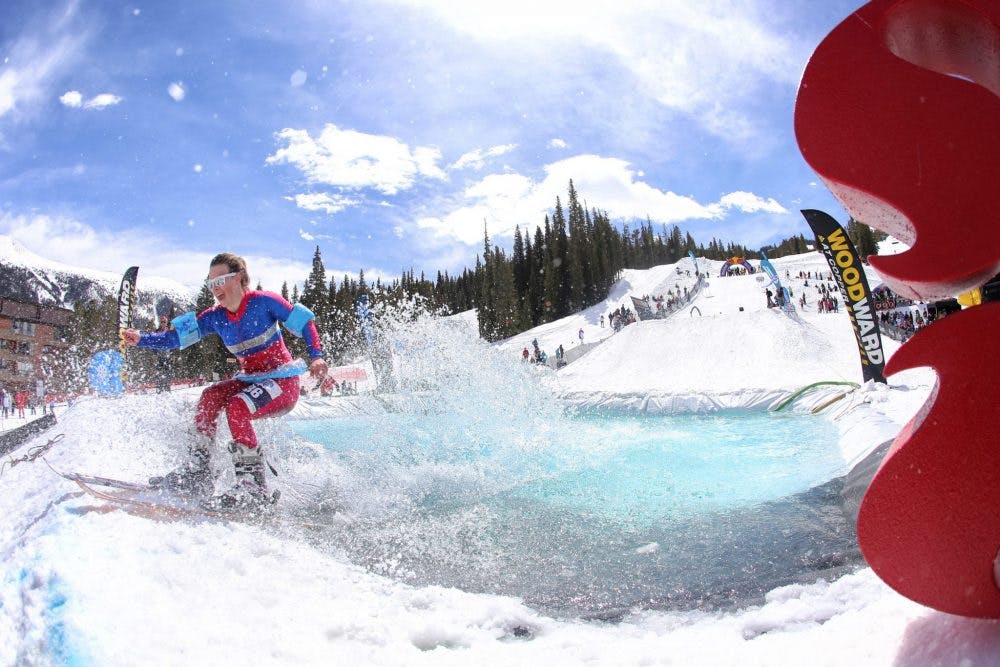 Copper pond skimming