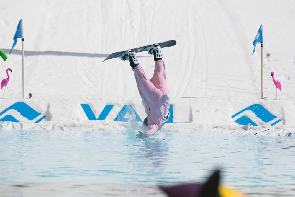 Vail pond skimming championships
