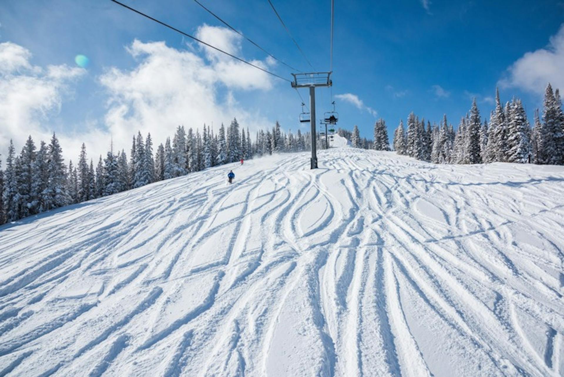 March spring skiing Colorado