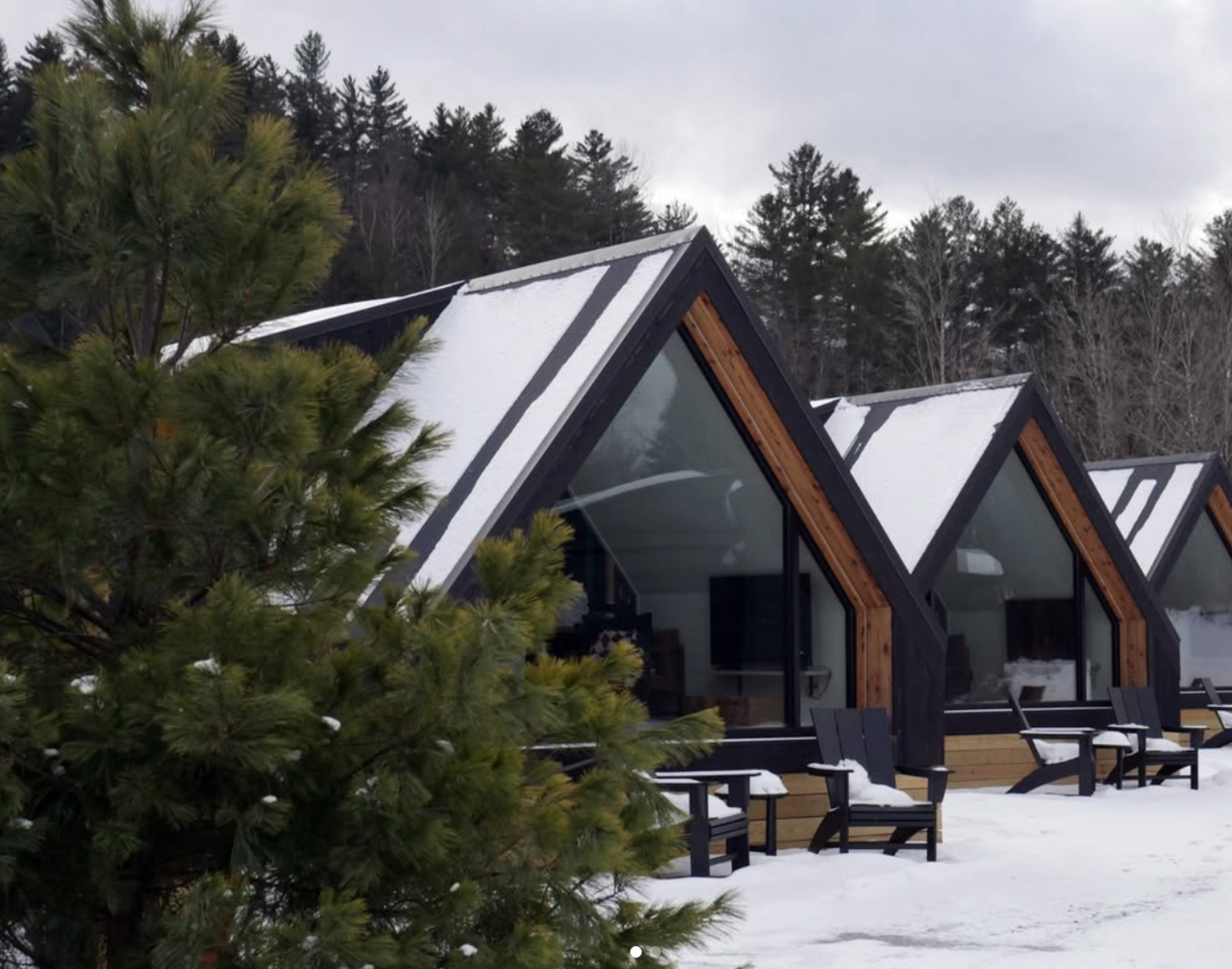 Exterior of Outbound Stowe in winter